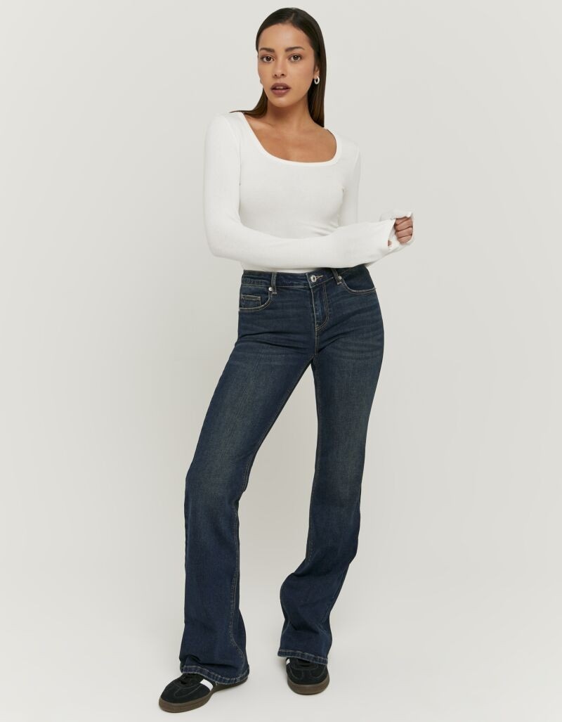 Tally Weijl Jeans bootcut »SPADESASSY2« Baumwollmischung, Low Waist