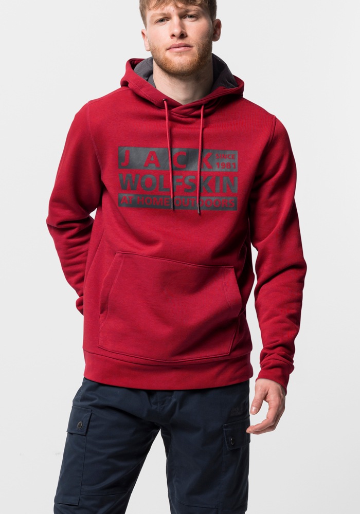Image of Jack Wolfskin Kapuzensweatjacke »BRAND HOODY M« bei Ackermann Versand Schweiz