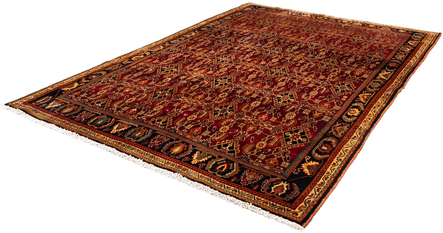 Image of morgenland Orientteppich »Perser - Nomadic - 308 x 212 cm - dunkelrot«, rechteckig, 10 mm Höhe, Wohnzimmer, Handgeknüpft, Einzelstück mit Zertifikat bei Ackermann Versand Schweiz