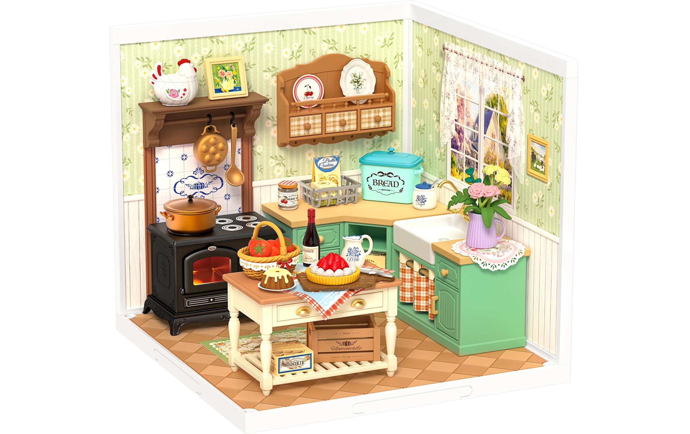   Kit de modèles réduits »RoboTime Farmhouse Kitchen«