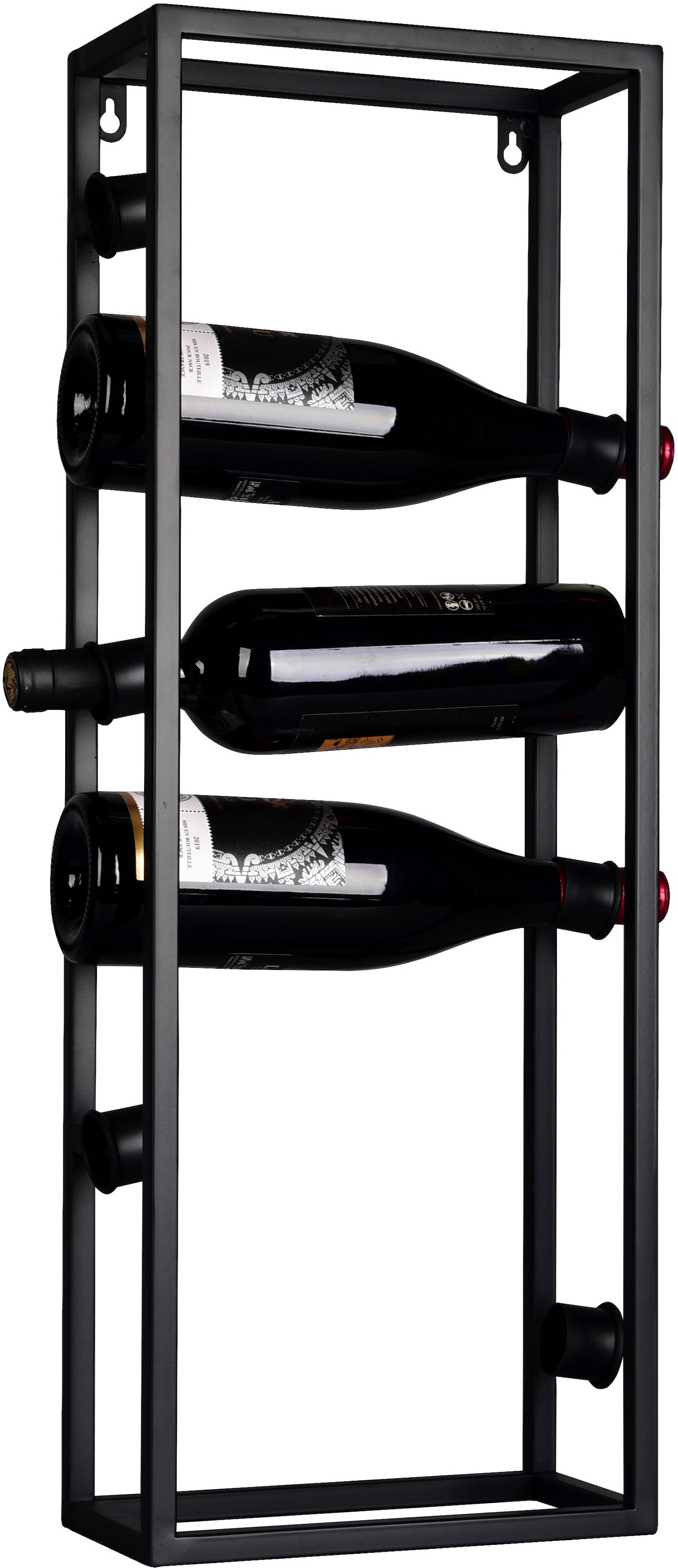 MIRRORS AND MORE Étagère à vin »Annabell« 1 cuis tlg. Place pour 6 bouteilles