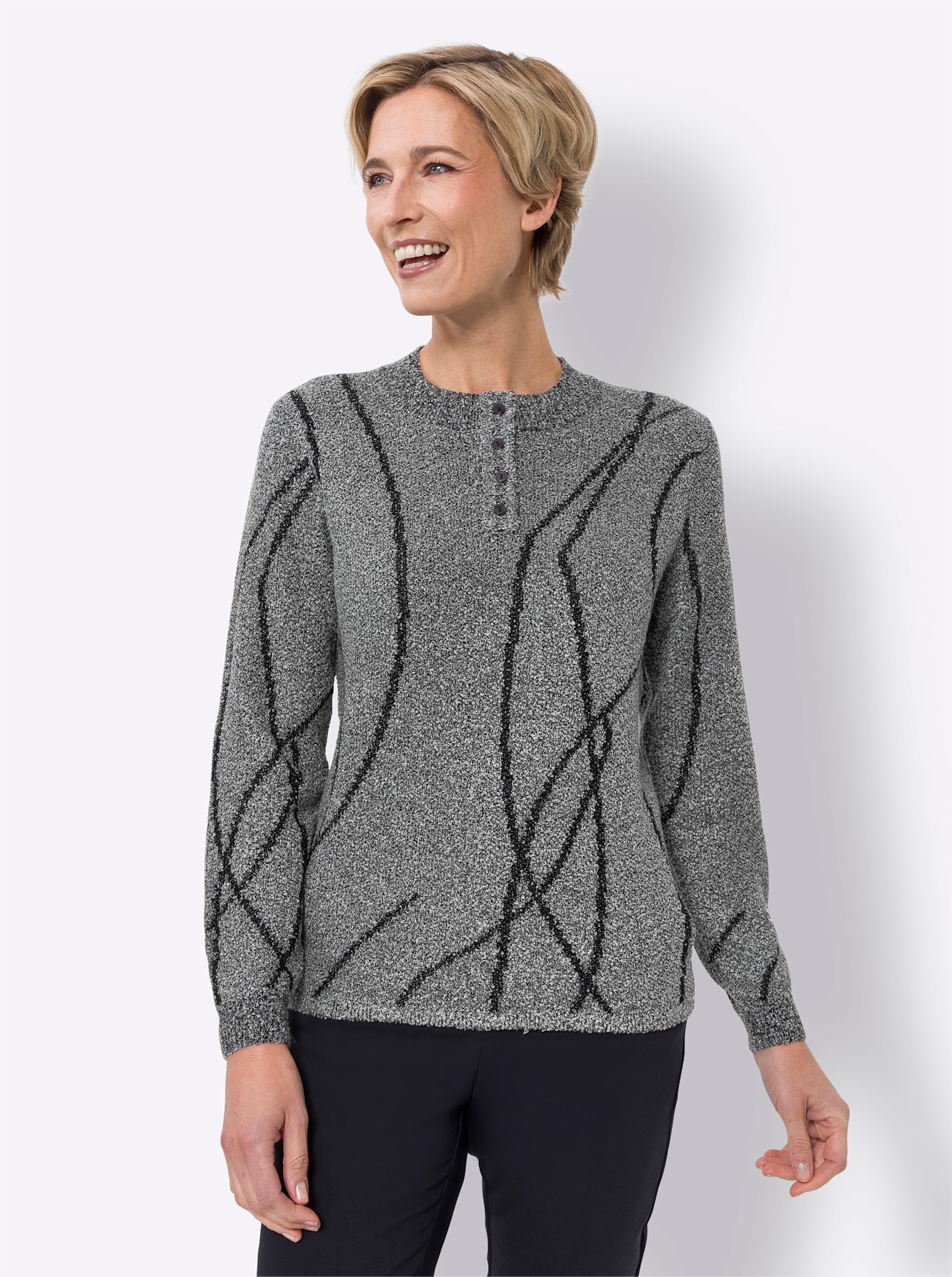 Classic Basics Pull en tricot »Bouclé-Pullover«