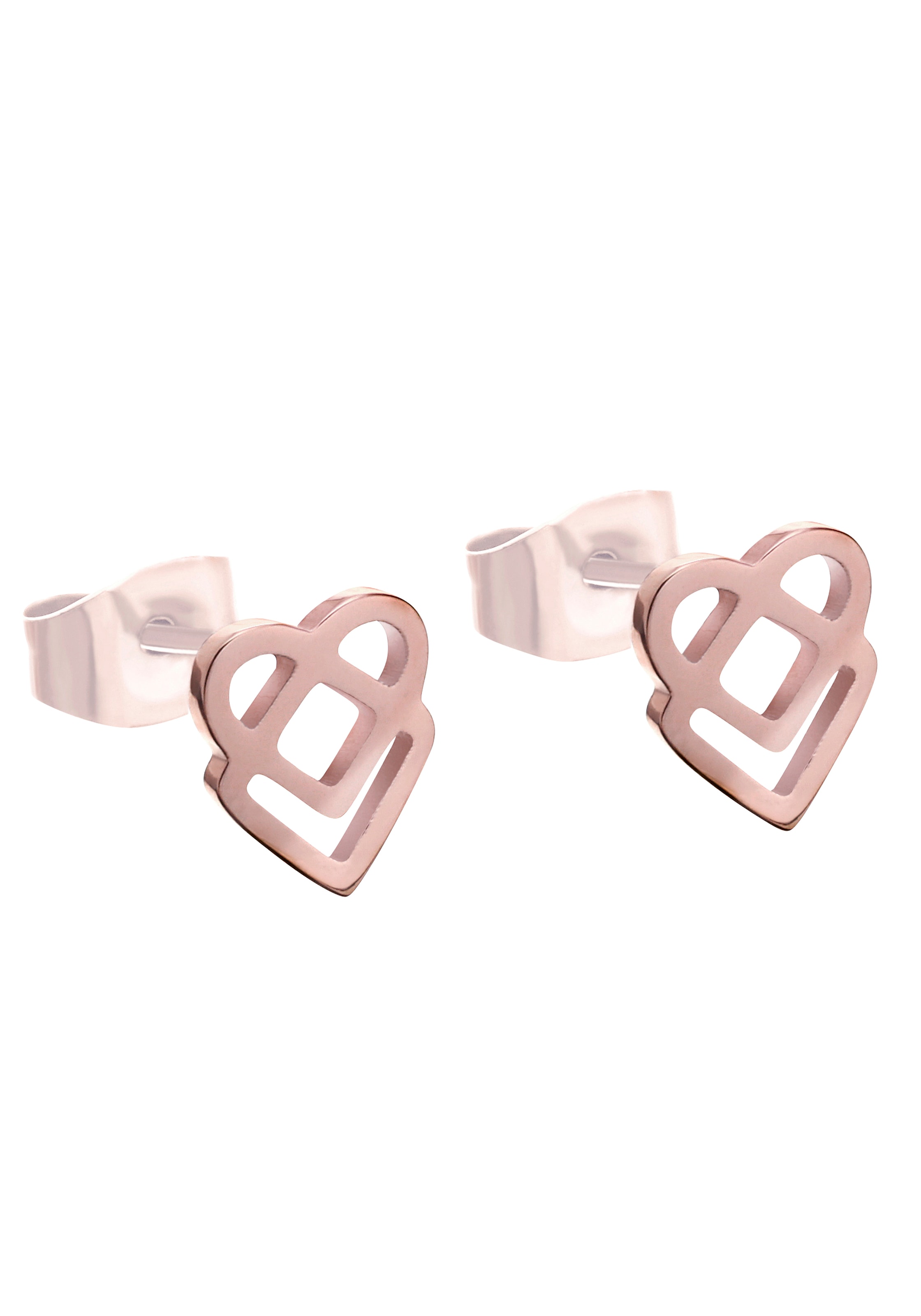 Paar Ohrstecker »LJ-0677-E-07, Herz«