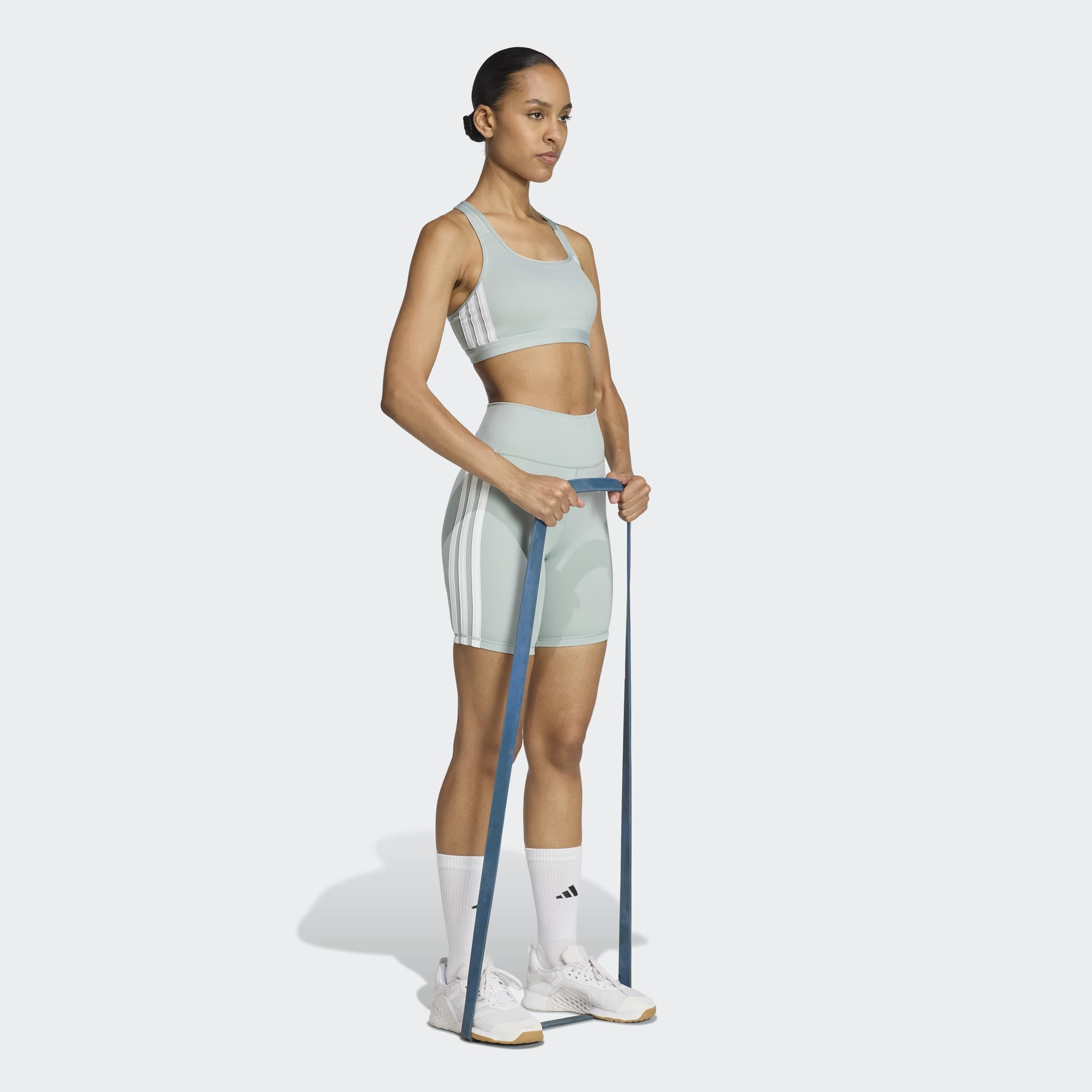 adidas Performance Short »OPTIME ESSENTIALS 3-STREIFEN KURZE LEGGINGS«