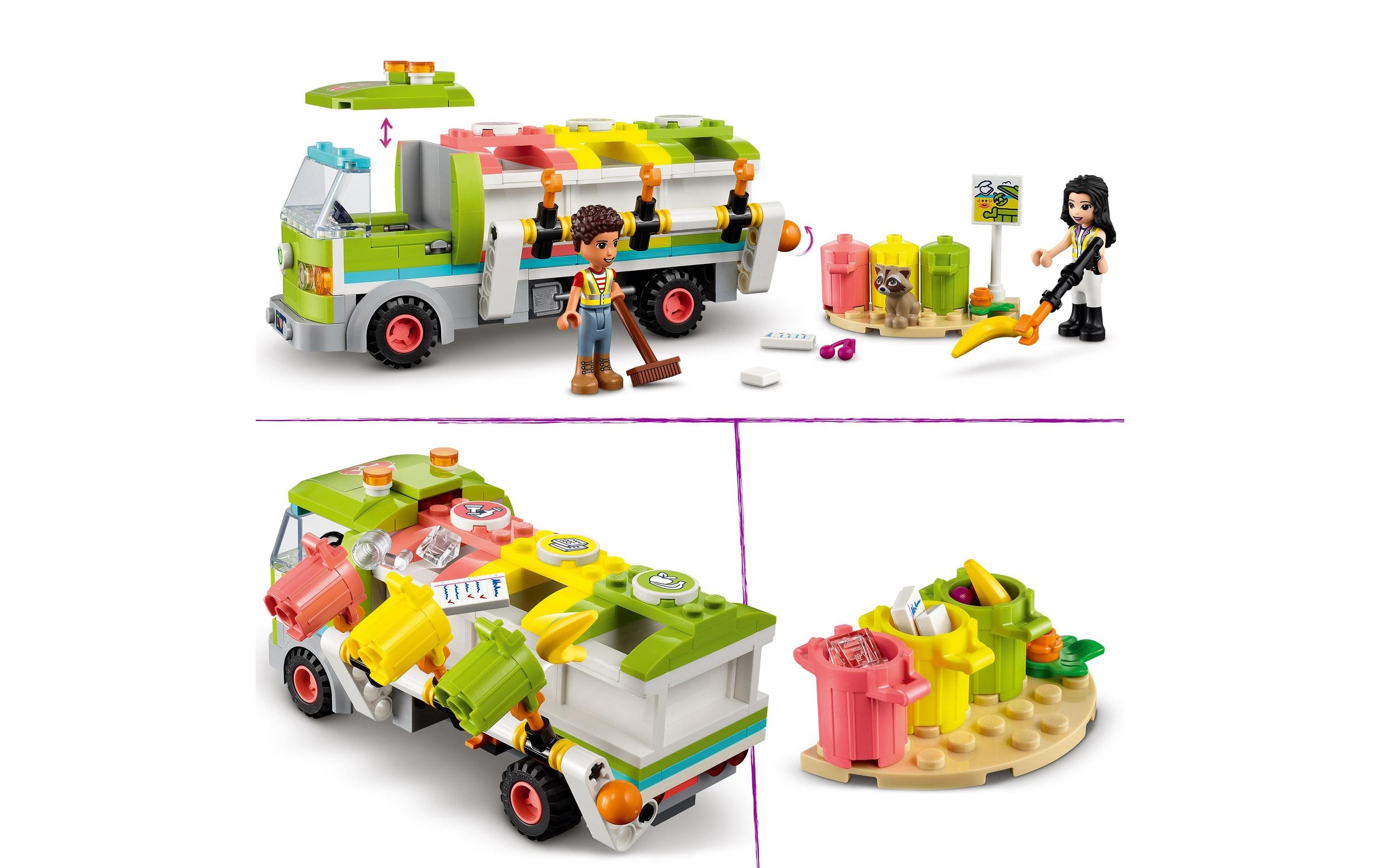 LEGO® Spielbausteine »Recycling-Auto 41712«