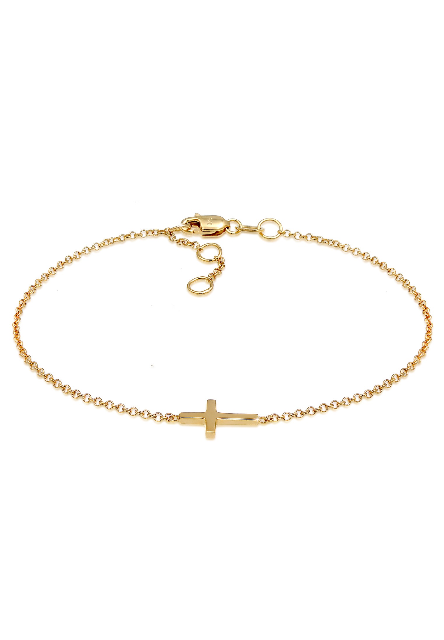 Image of Elli Premium Armband »Kreuz Glaube Kommunion Konfirmation 375 Gelbgoldfarben« bei Ackermann Versand Schweiz