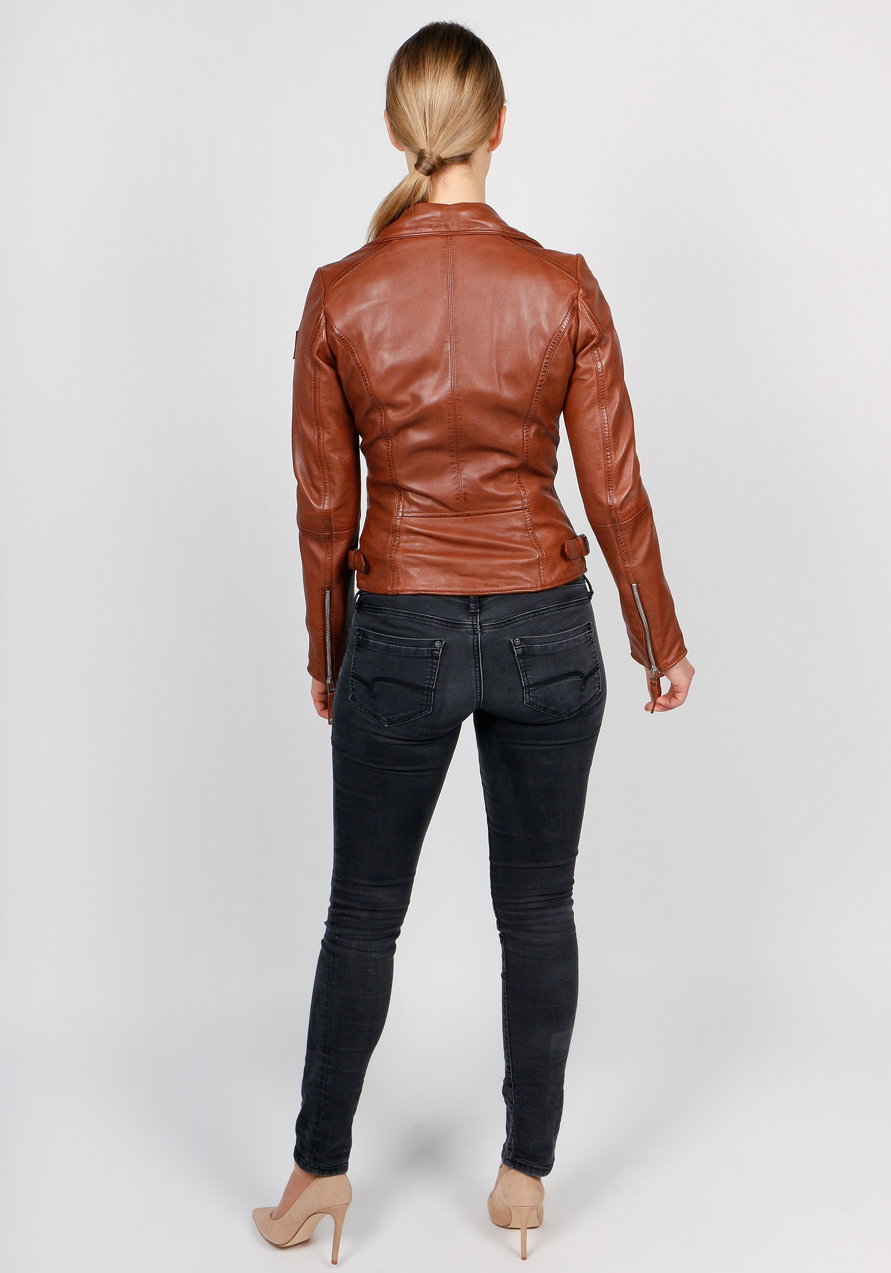 Freaky Nation Veste en cuir »Biker Princess«