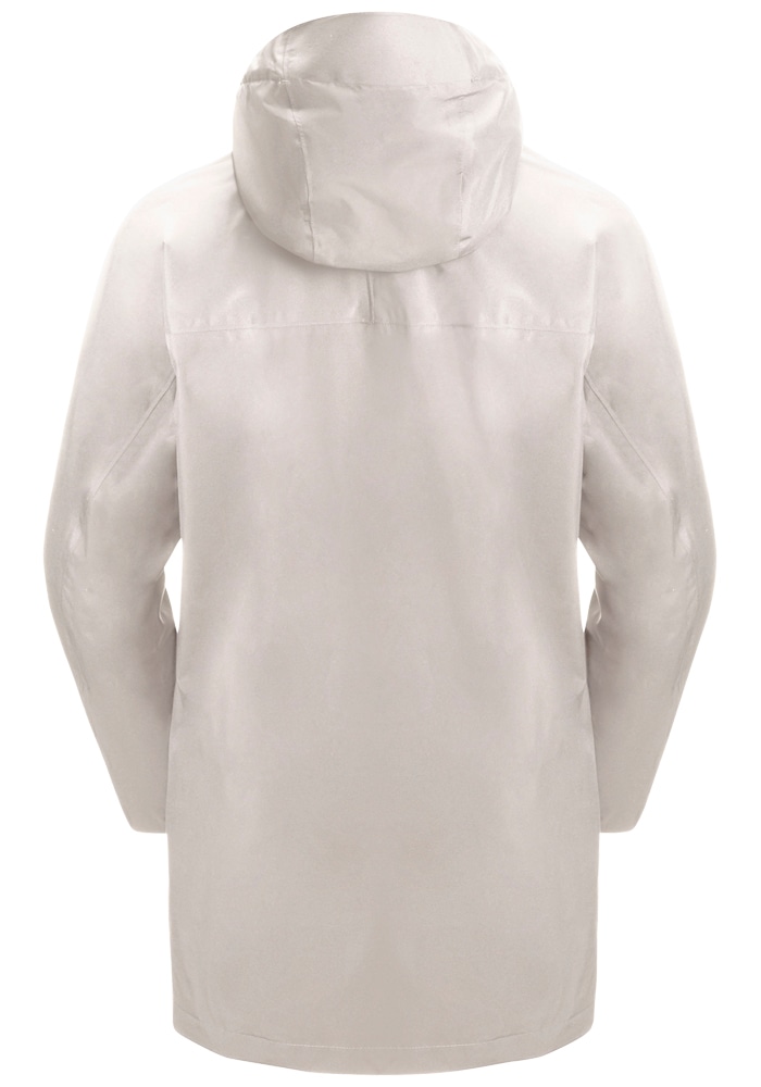 Jack Wolfskin Funktionsjacke »MAINKAI LONG JKT W«, mit Kapuze