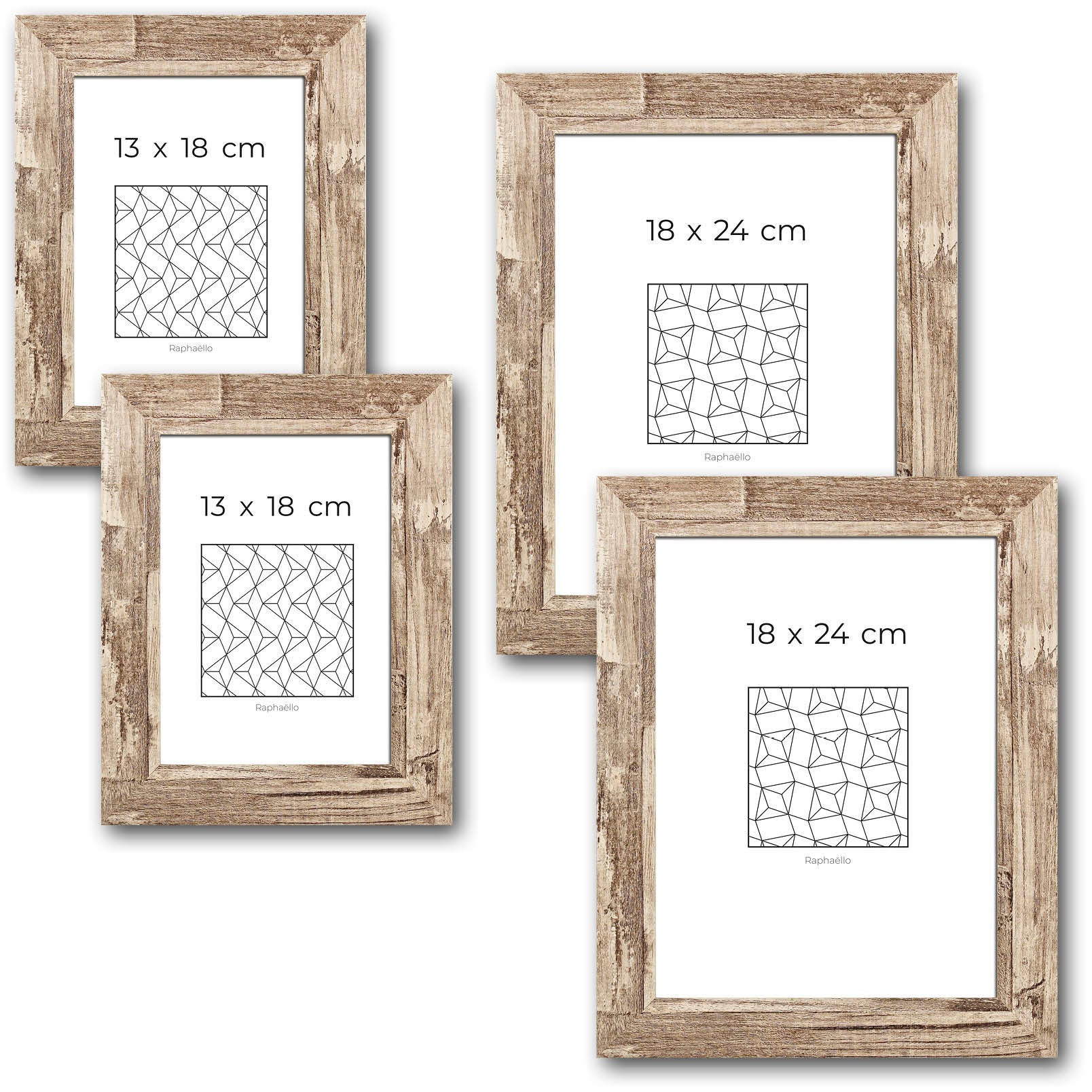 Image of RAPHAELLO Bilderrahmen »Hollywood«, (4 St.), Bilderrahmen Set bei Ackermann Versand Schweiz