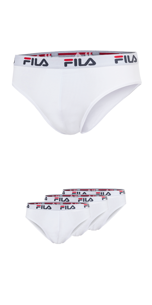 Fila Slip, (3er Pack), mit elastischem Logobund