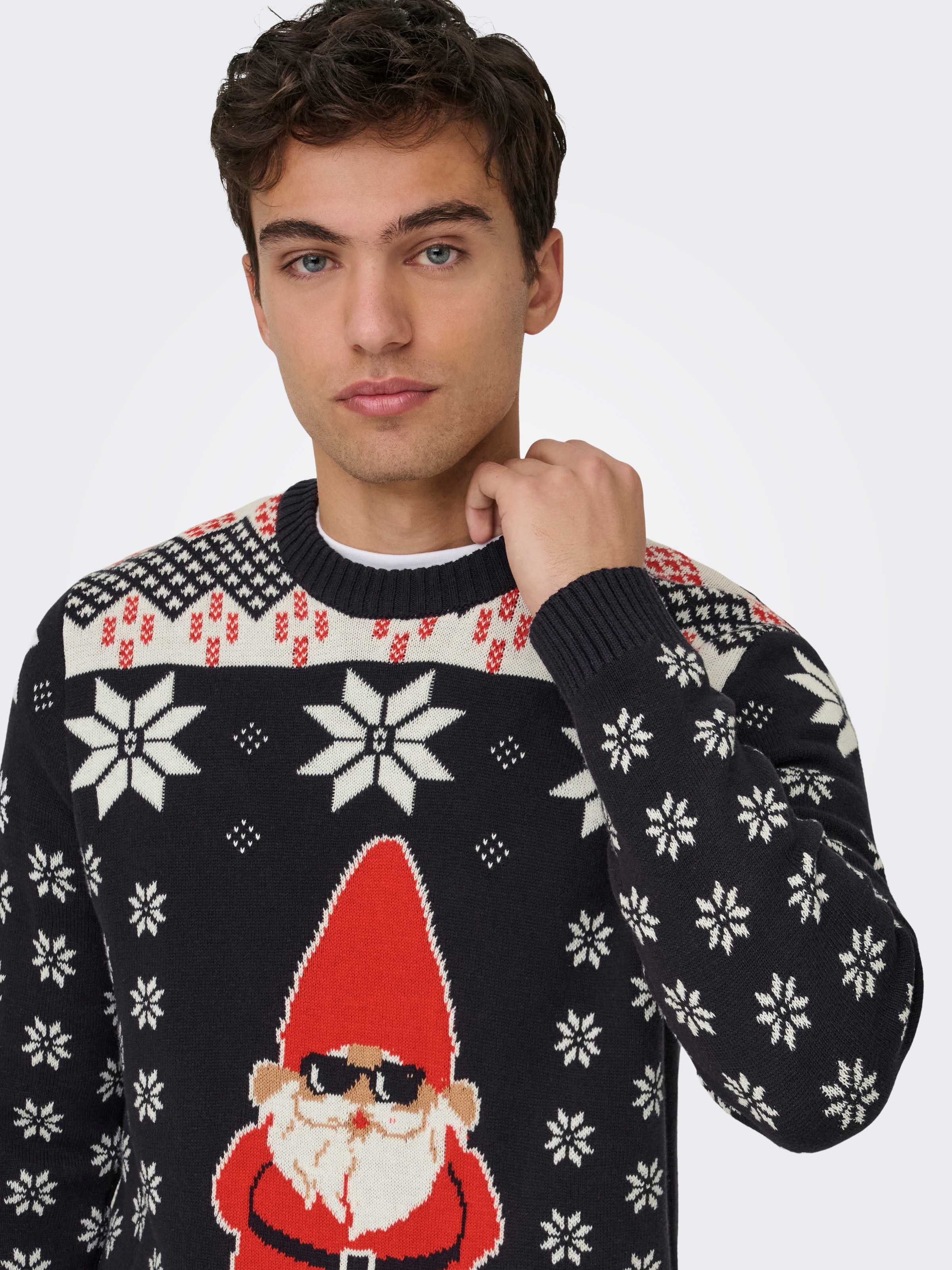 ONLY & SONS Pull à col rond »ONSX-MAX REG CREW KNIT«