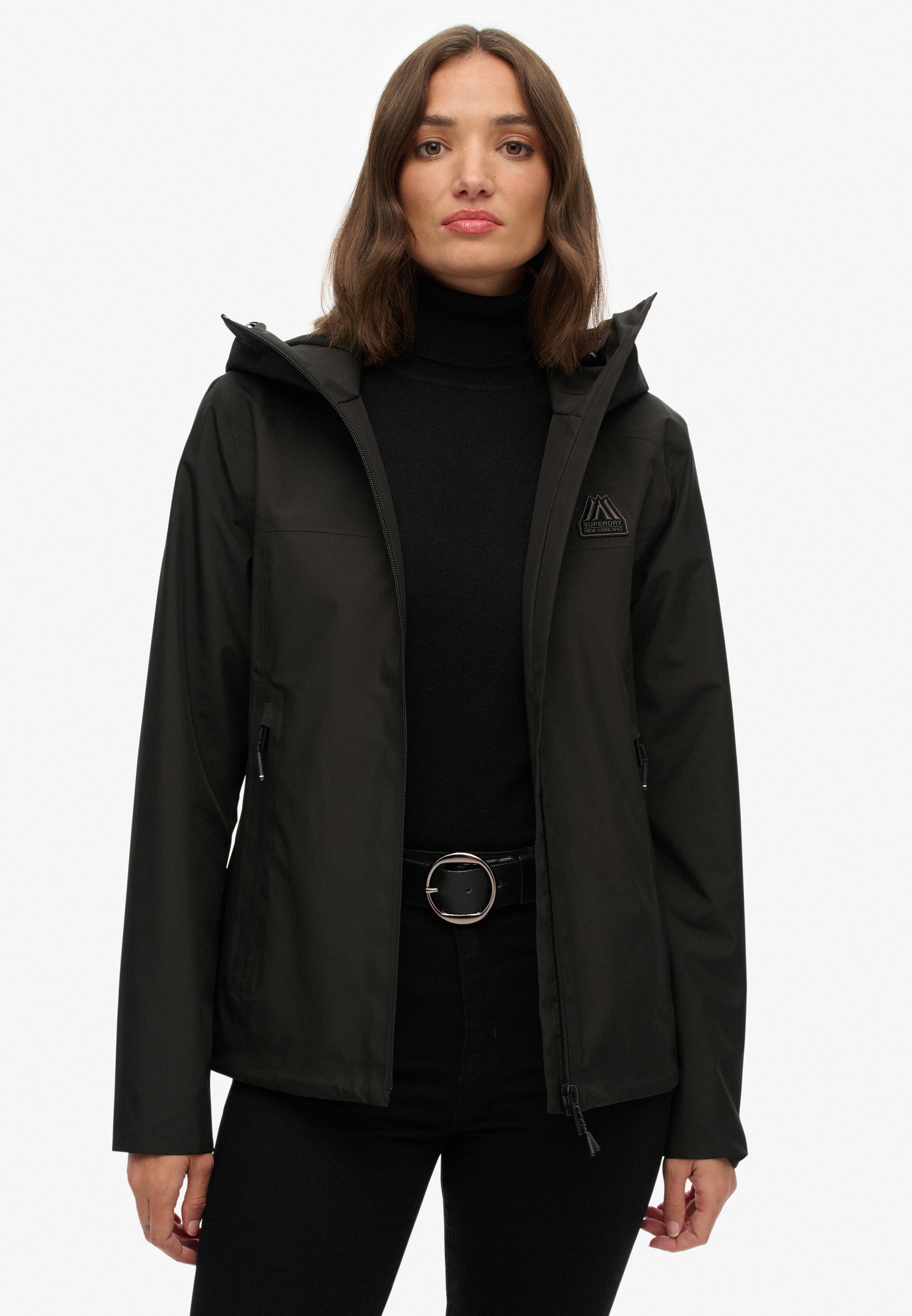 Superdry Outdoorjacke »WATERPROOF JACKET«, mit Kapuze, Wasserdicht (Säule wird nachgereicht)