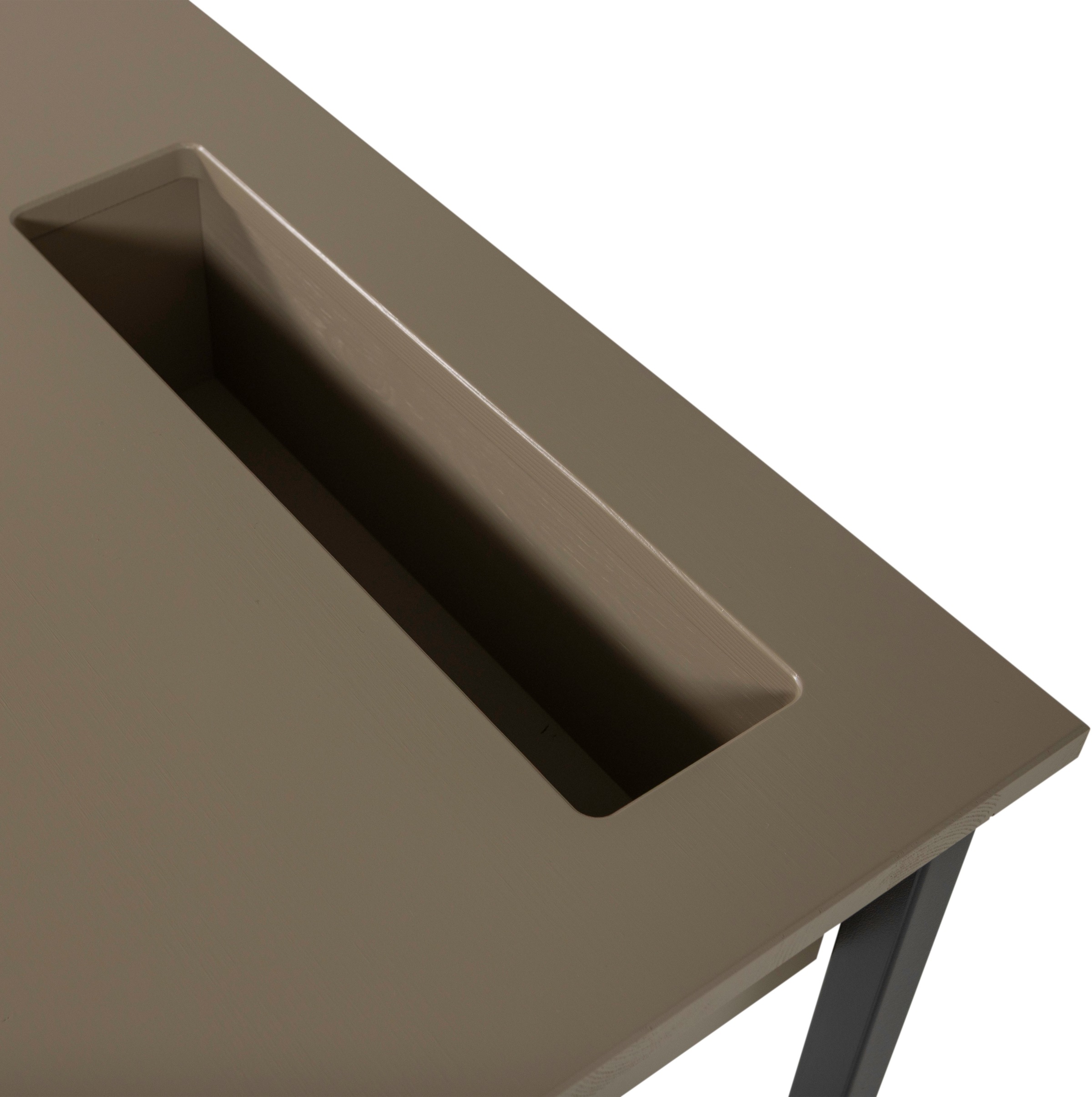 WOOOD Schreibtisch »New Julius FSC®-Kiefernholz mit Schublade, lackiert B126xT53xH75 cm« Tragkraft Blatt 20 kg, sichtbare Maserung, einfach zu montieren