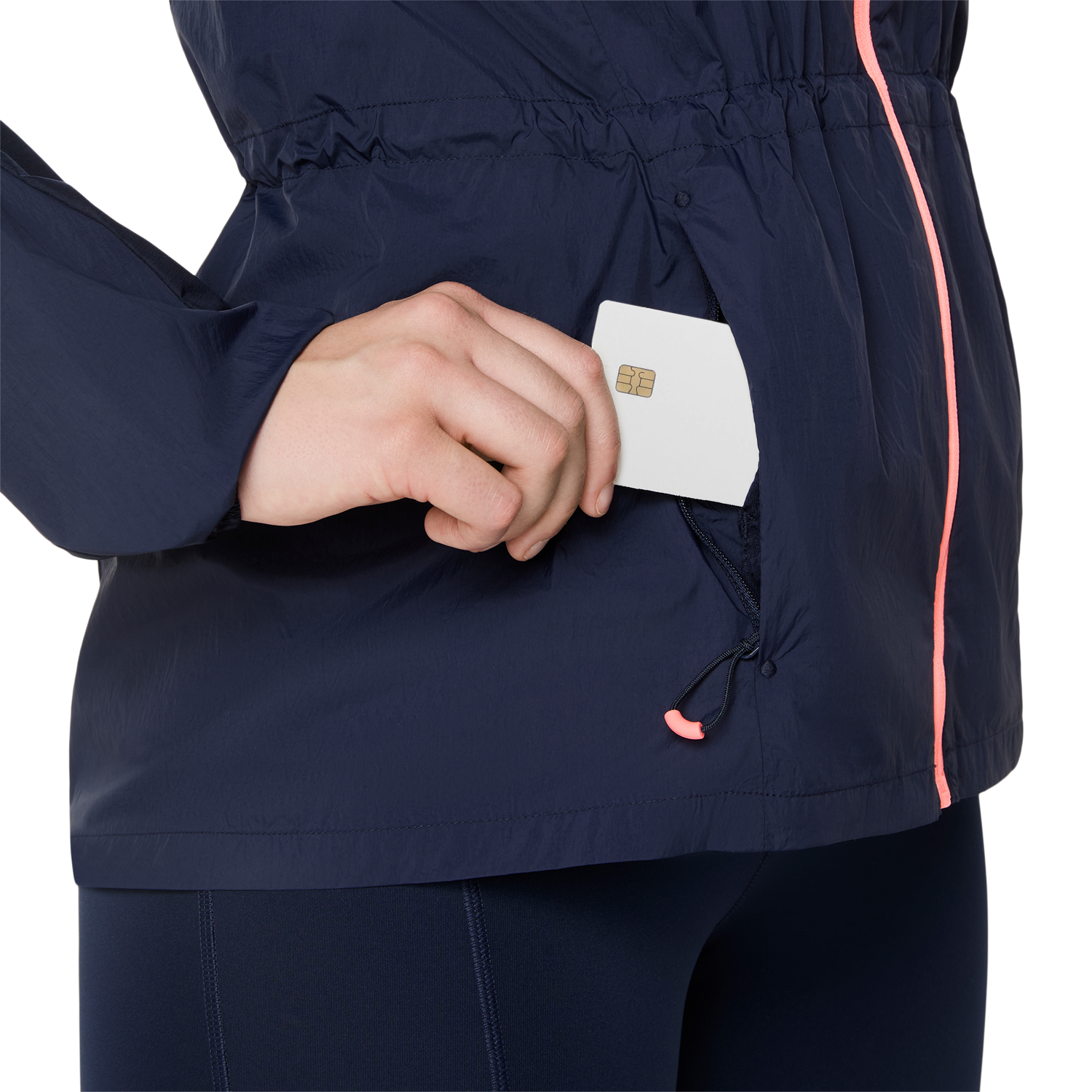 Asics Veste de course à pied »ROAD PACKABLE JACKET« mit Kapuze Übergangsjacke