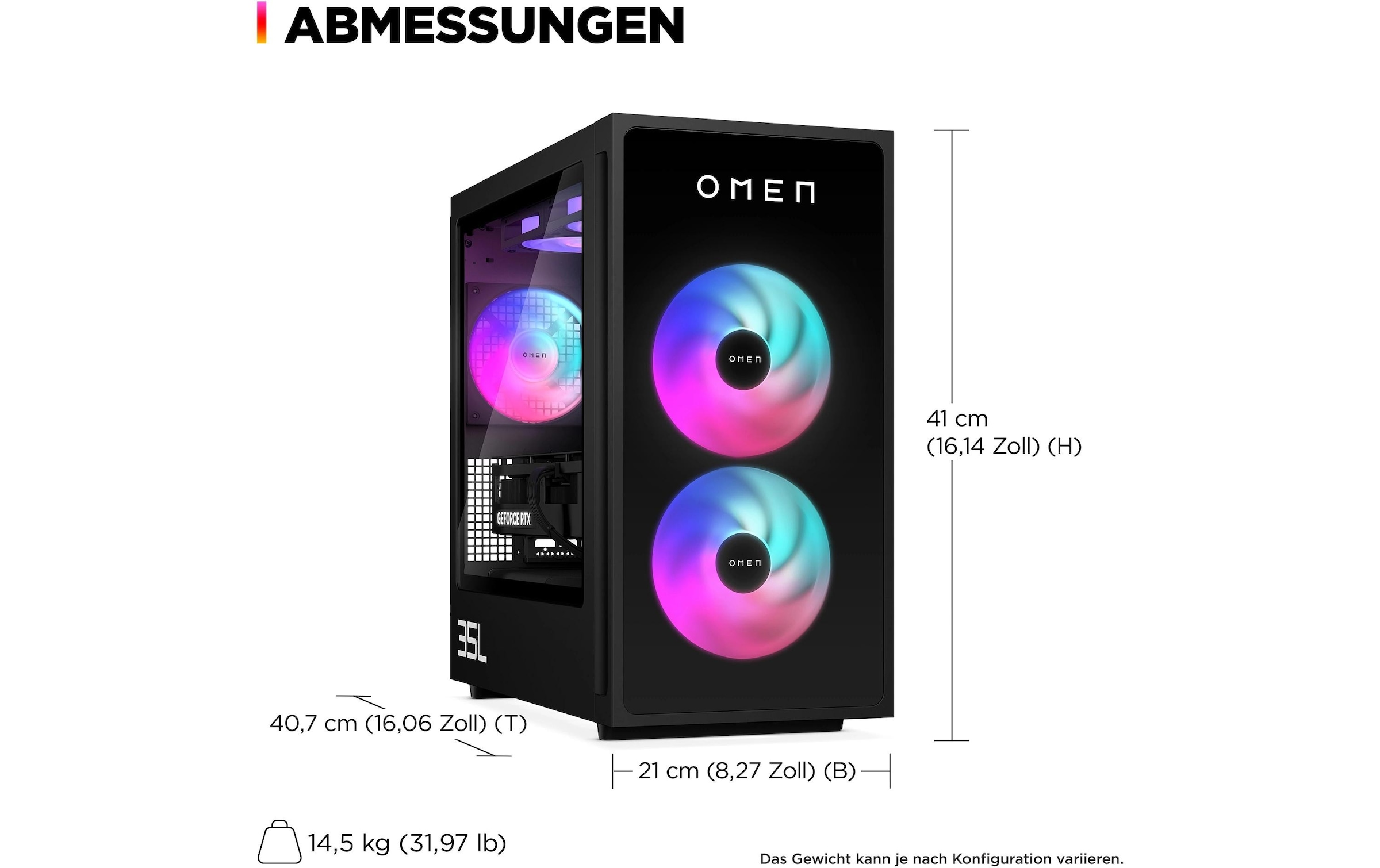 HP Gaming-PC »OMEN 35L GT16-0650nz«