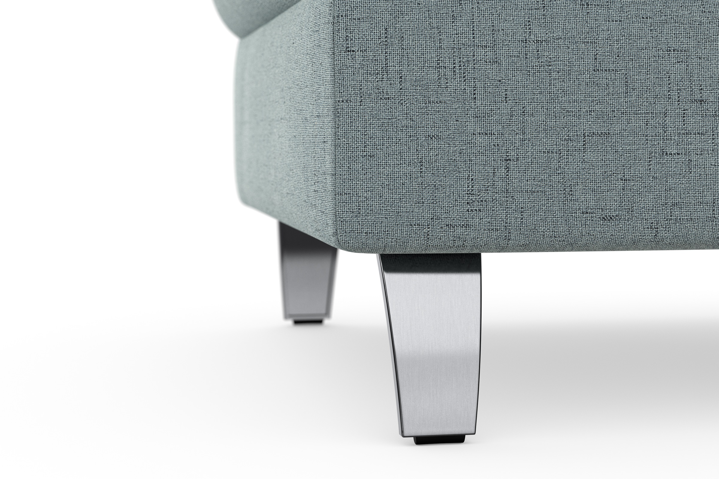 sit&more Stauraumhocker »Grenoble«, mit Stauraum und satinierten Füssen