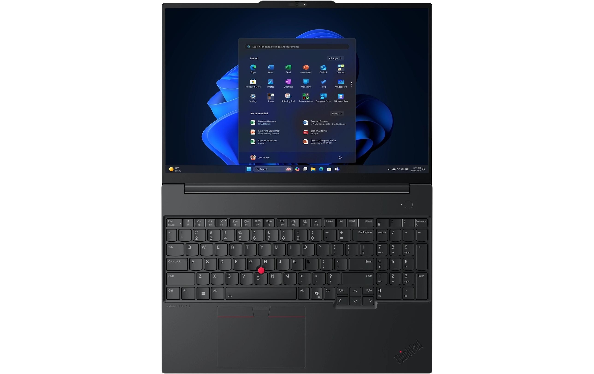 Lenovo Notebook »ThinkPad E16 Gen 3 (Intel)« 40,64 cm / 16 ″ Intel Core Ultra 7 ARC 140T 512 GB SSD