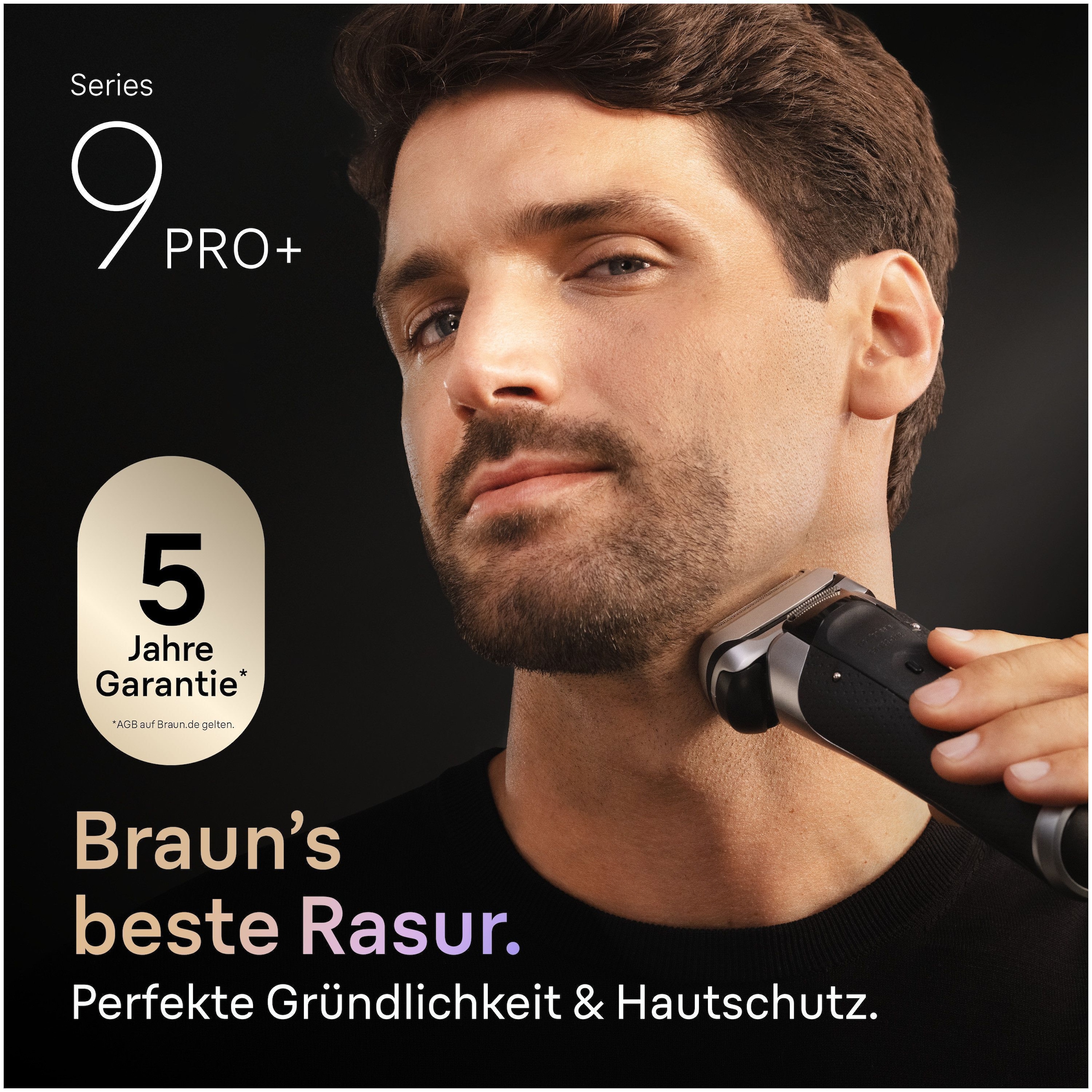 Braun Elektrorasierer »Series 9 9625s«, integrierter Präzisionstrimmer, Pro-SensoAdapt, 5+1 ultradünne Präzisionsklingen, Ladeetui