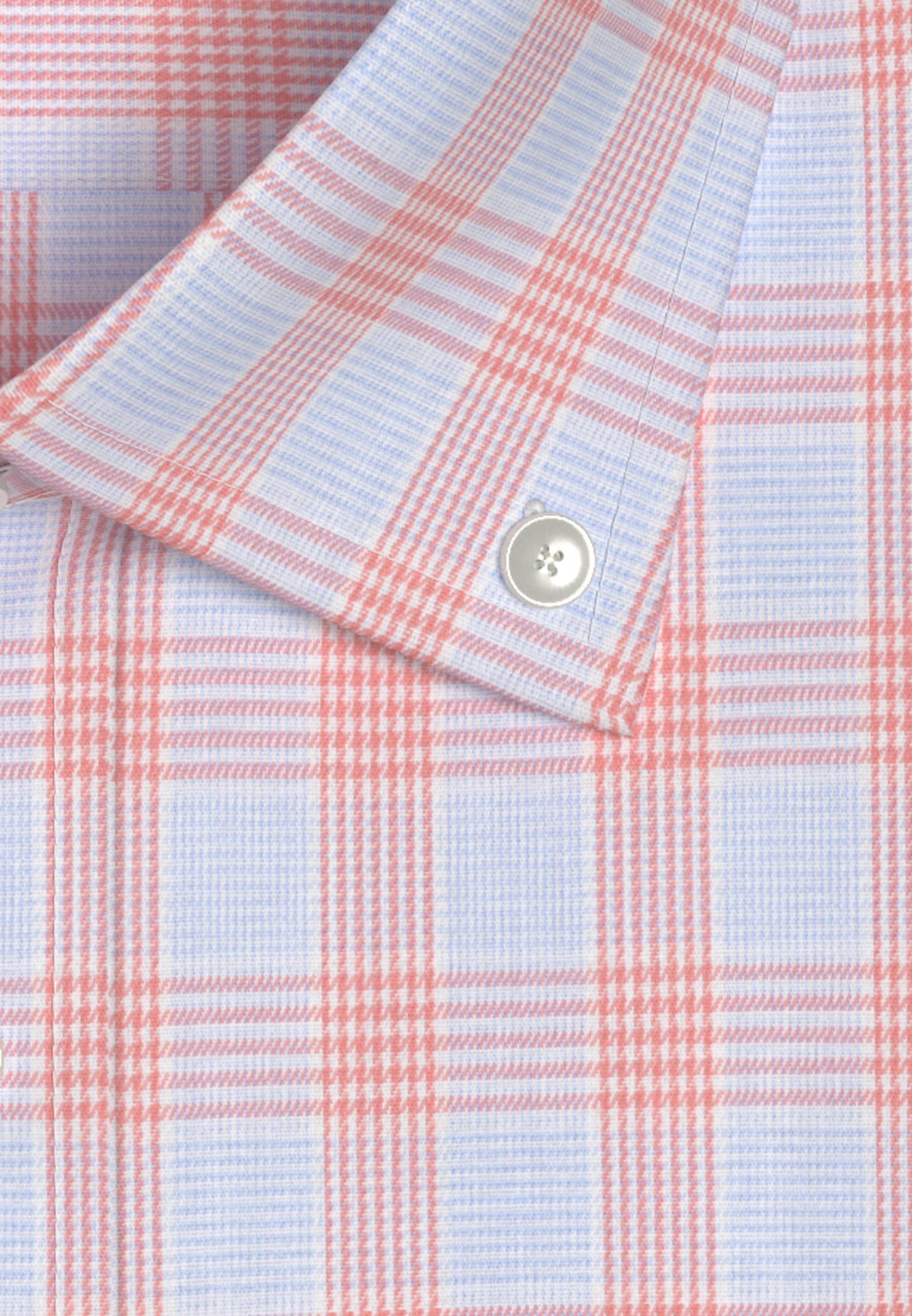seidensticker Businesshemd »Comfort«, Comfort 1/2 Button-Down-Kragen Karo