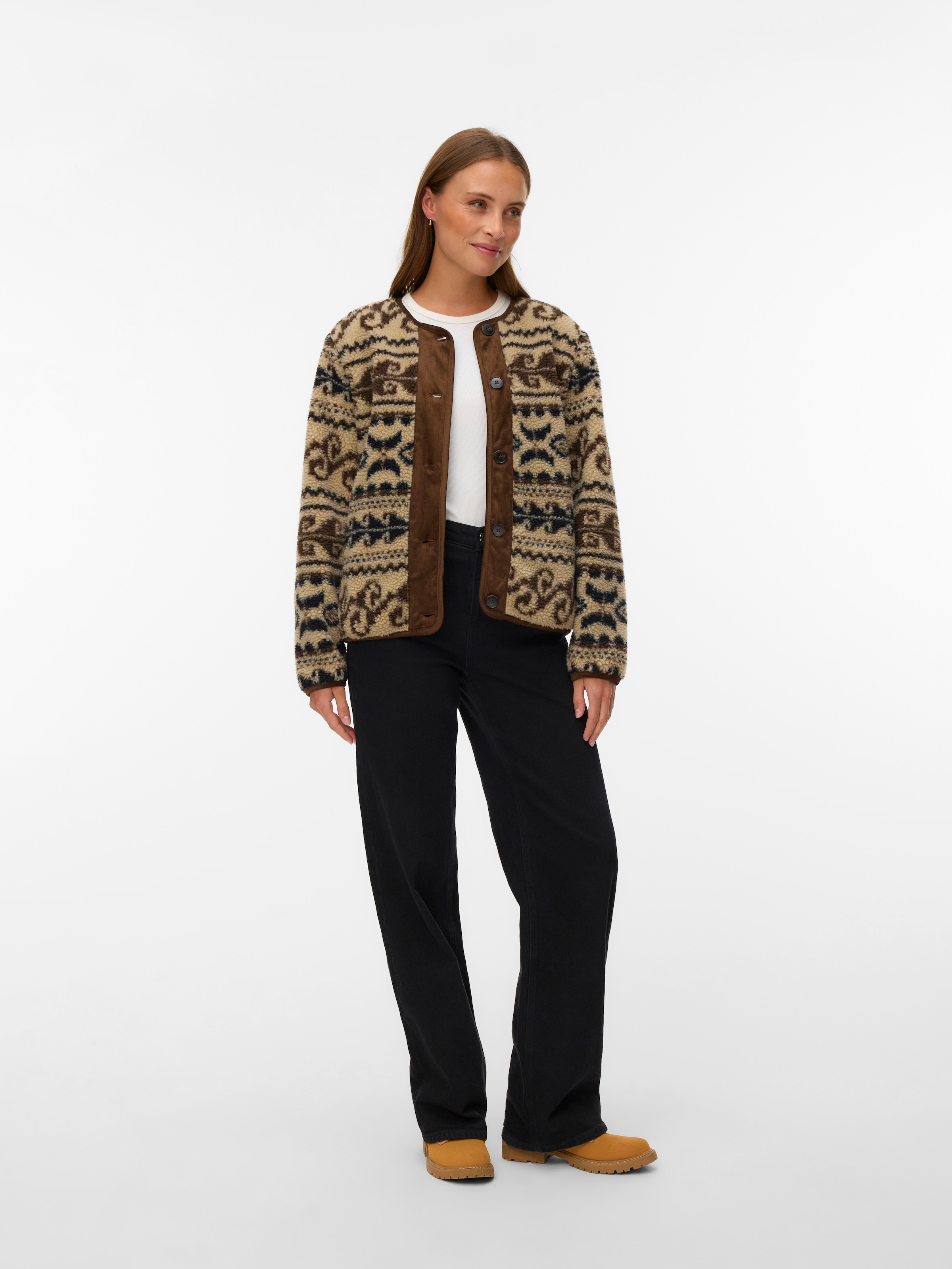 Vero Moda Veste polaire »VMLINDAU SHORT JACKET« Polyester