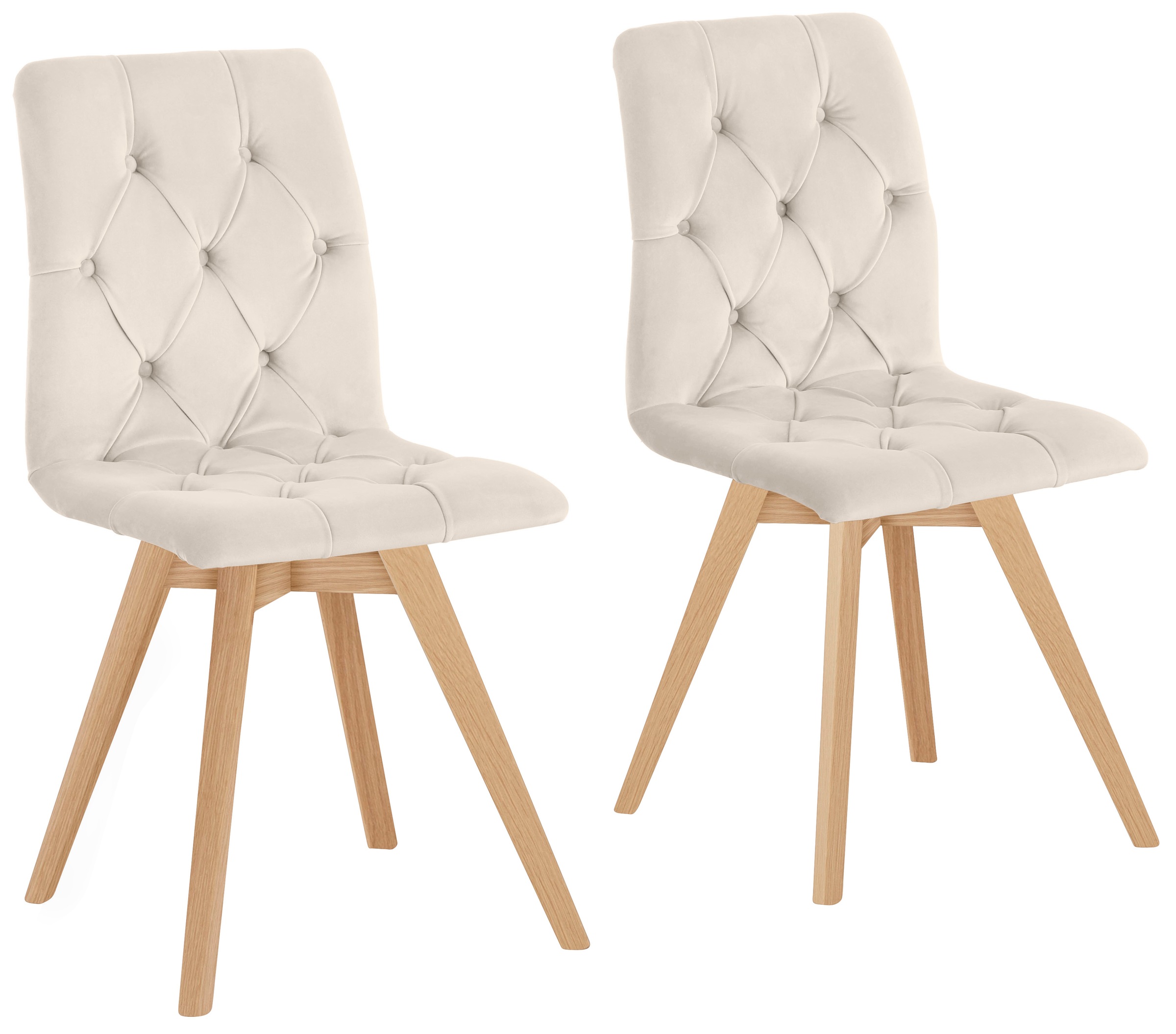 Image of GOODproduct Esszimmerstuhl "Rania" (Set) 6 Stk.im 2er/4er/6er Set, Massivholzbeinen