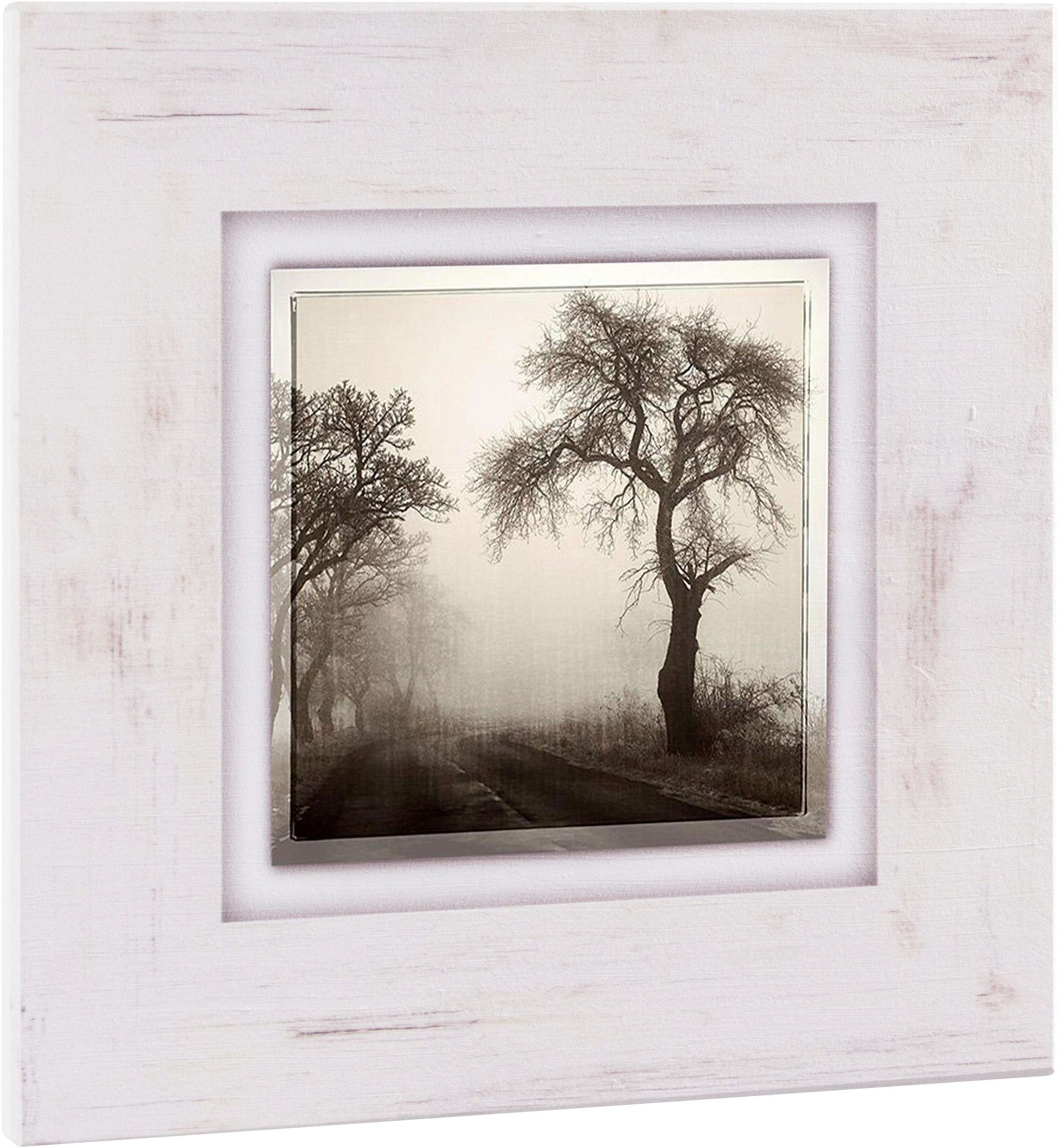 Image of Home affaire Holzbild »Bäume im Nebel«, 40/40 cm bei Ackermann Versand Schweiz