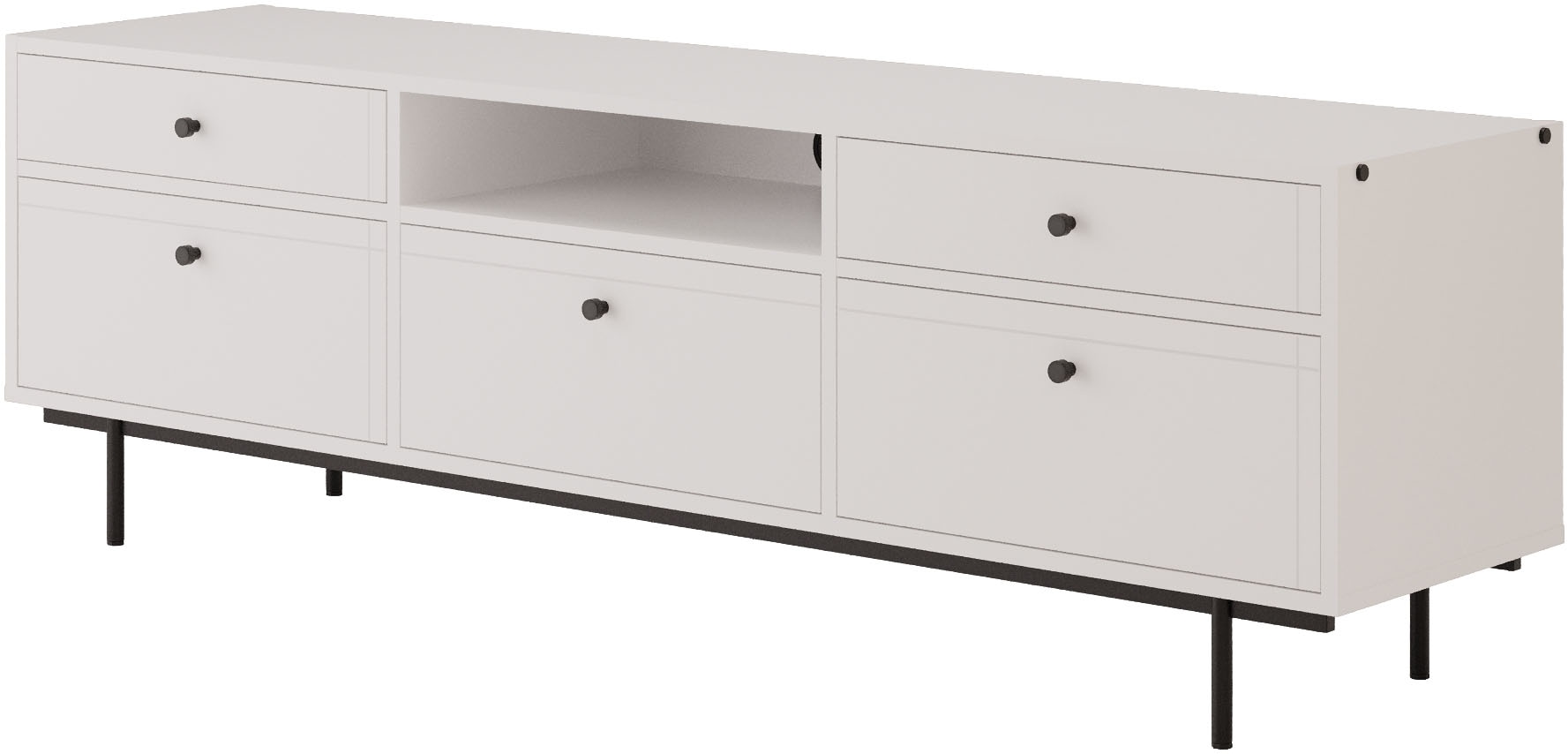 Image of Home affaire TV-Board Modernes Design mit pulverbeschichtetem Metallgestell