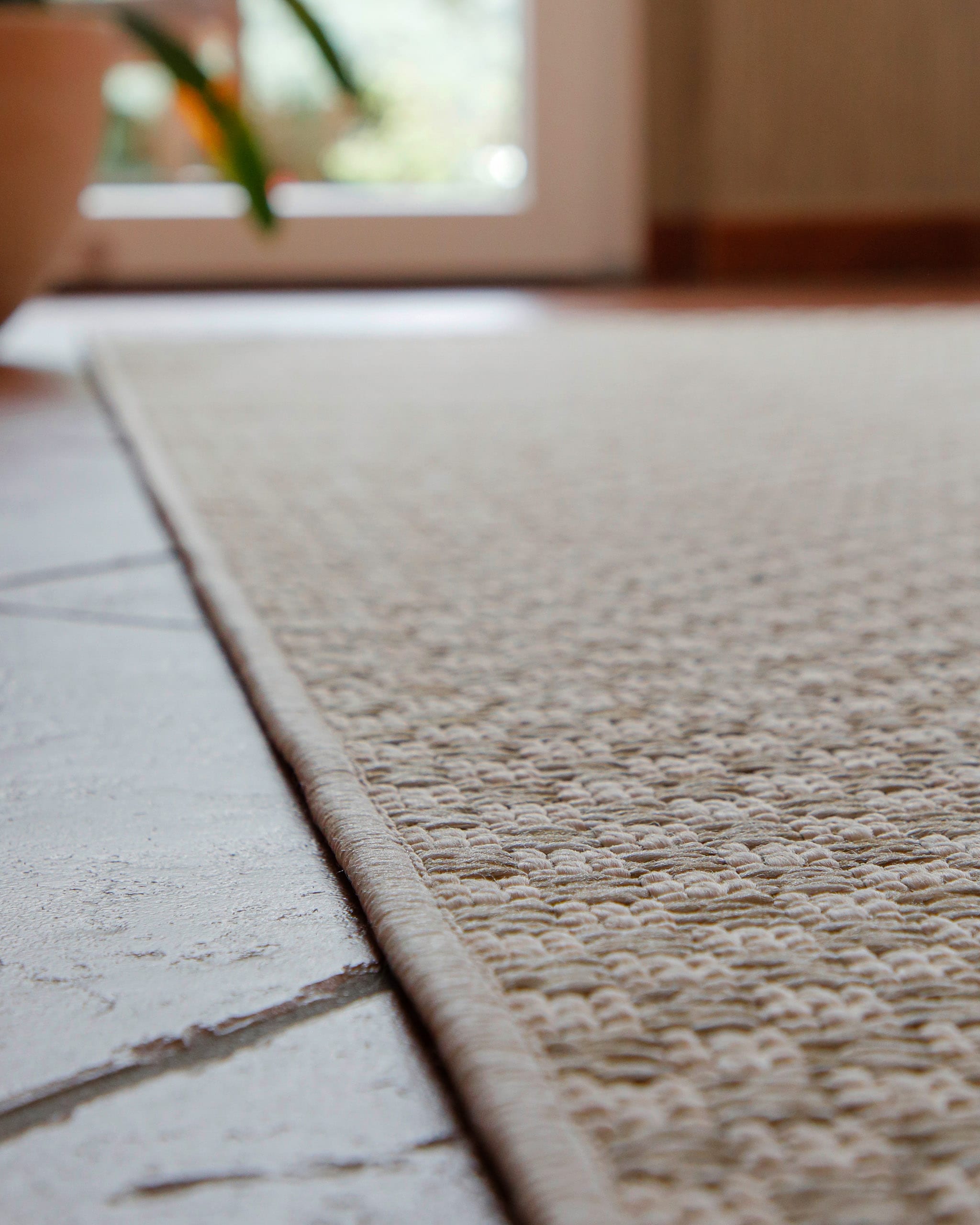 Wecon home Teppich »Miami South Beach« rechteckig 5 mm Höhe In- & Outdoor Teppich, wetterfest, kariert, Balkon, pflegeleicht