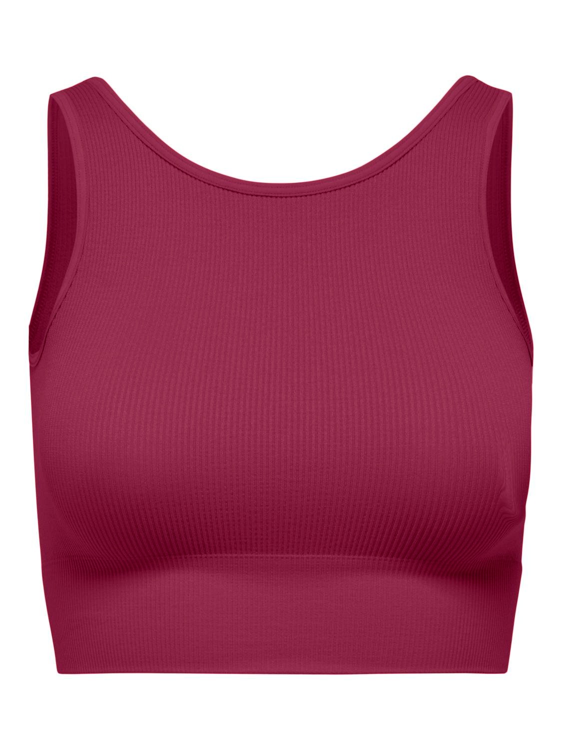 ONLY Play Trainingstop »ONPJAIA LIFE UN SL SEAM SHORT TOP NOOS«, Cropped Fit, in feiner Rippstruktur