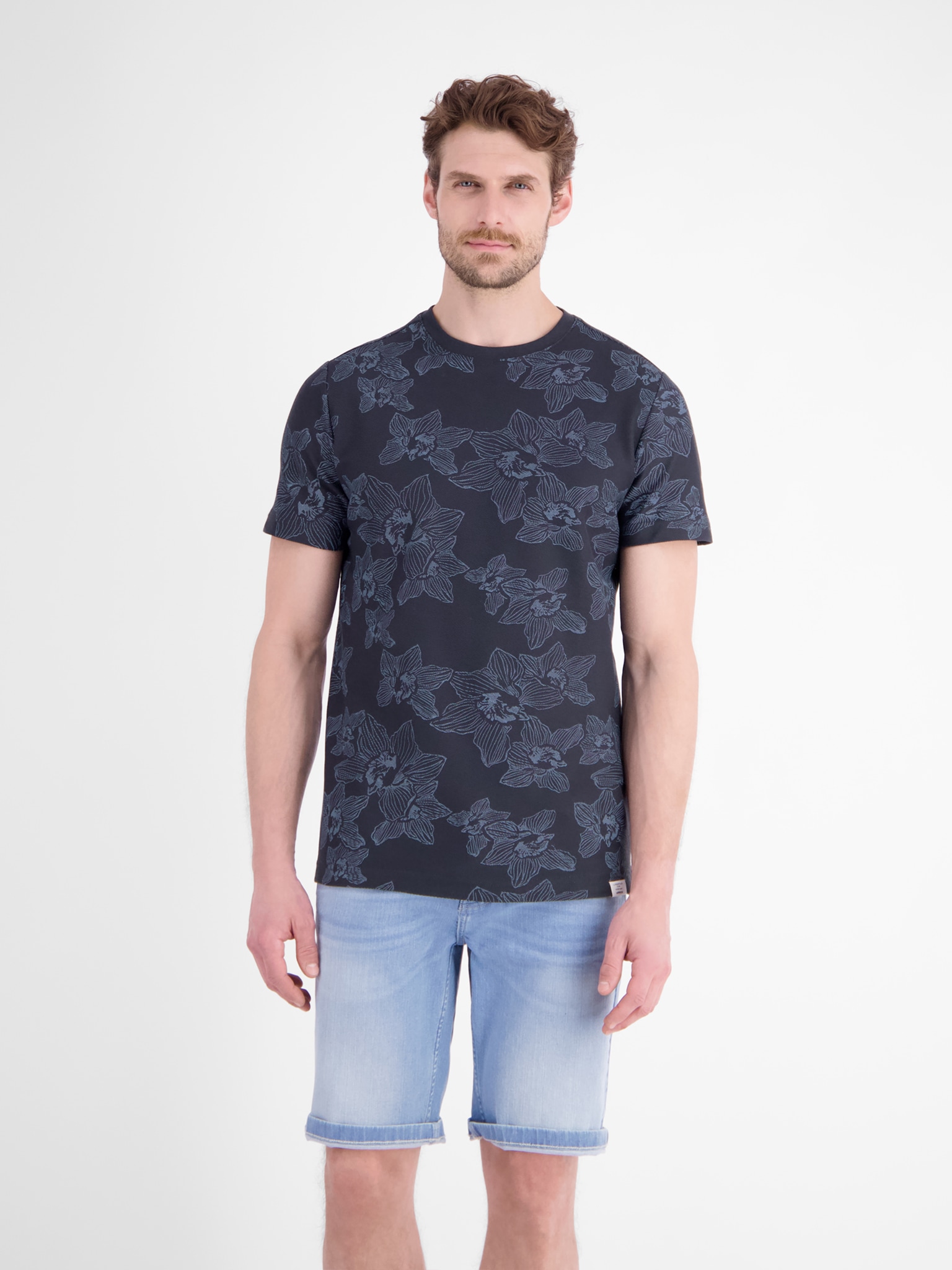 Image of LERROS Kurzarmshirt Sommershirt mit floralem Allover-Print