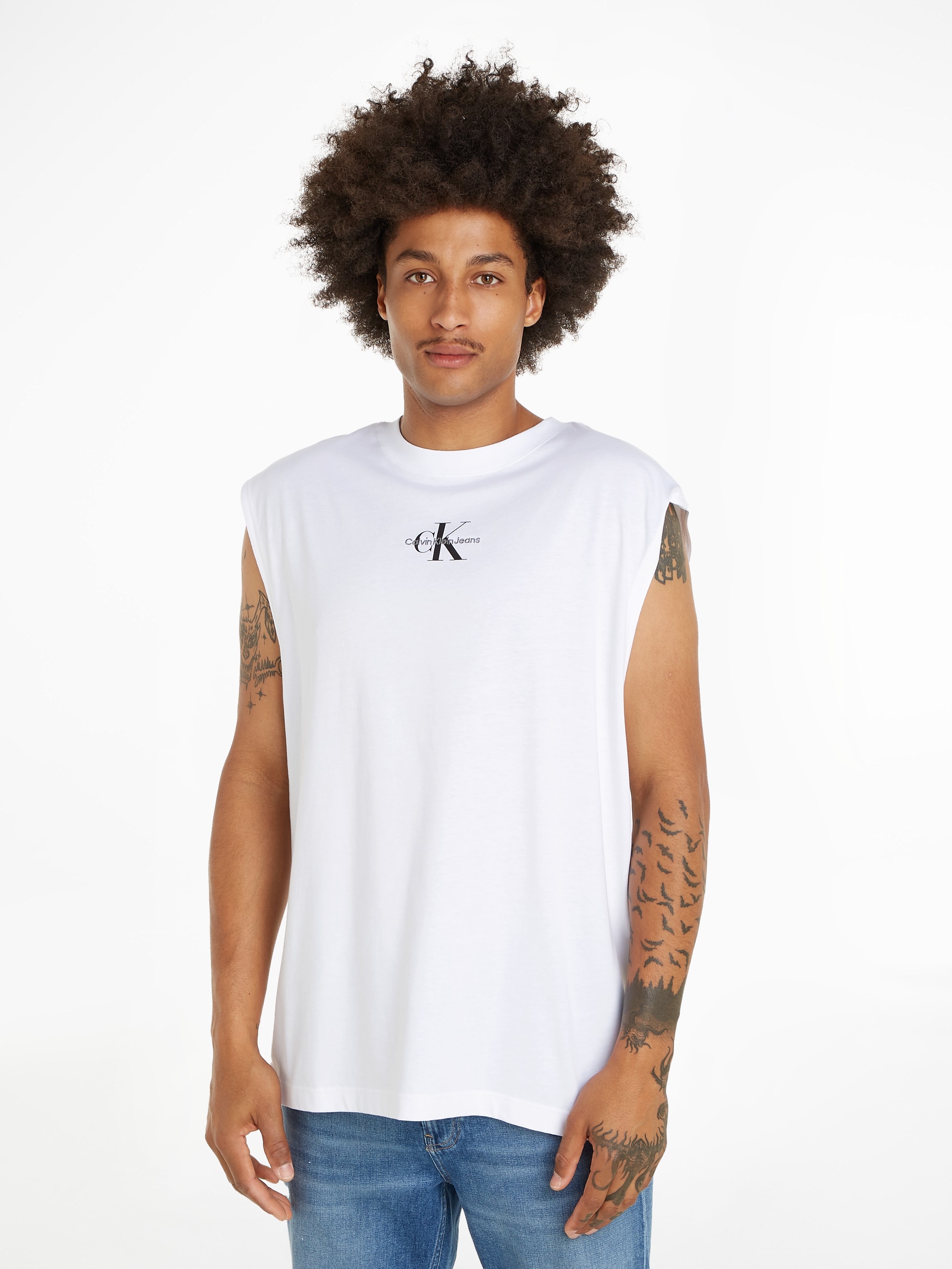 Calvin Klein Jeans T-Shirt »MONOLOGO SLEEVELESS TEE«, mit Logodruck