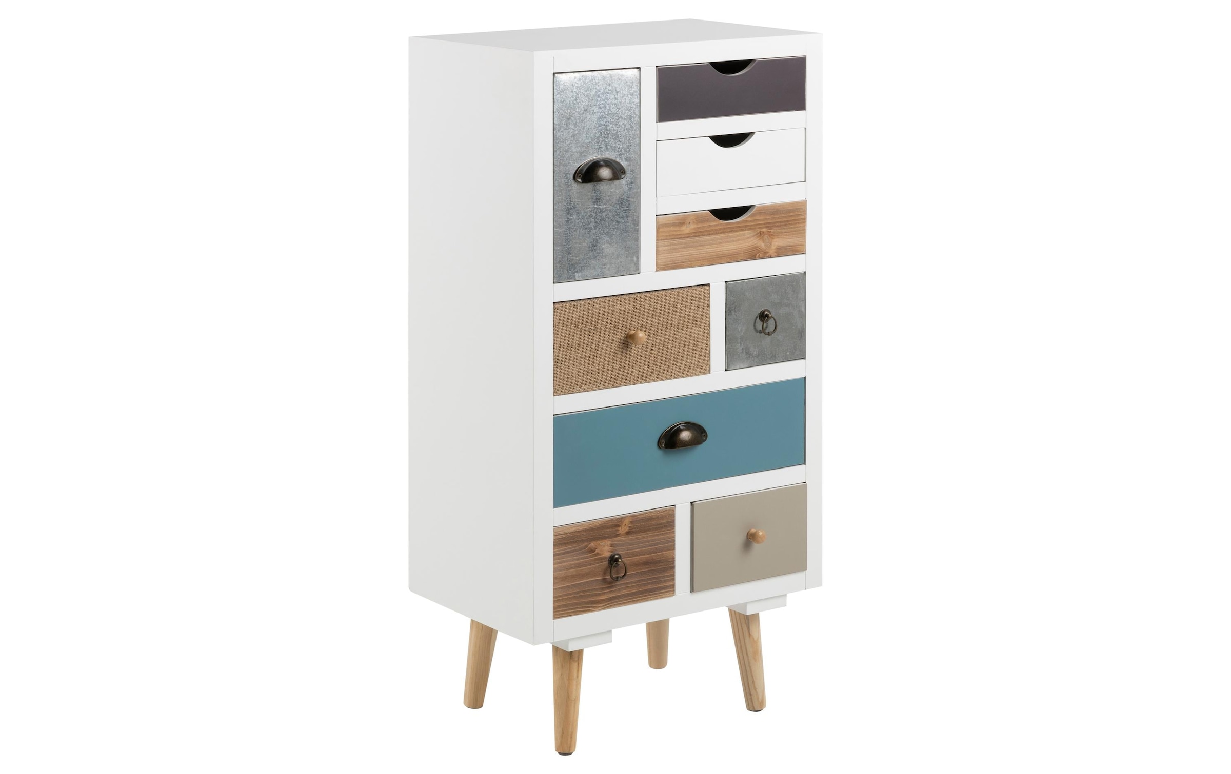 AC Design Kommode »Thais 48 cm x 98 cm, Mehrfarbig/Weiss«
