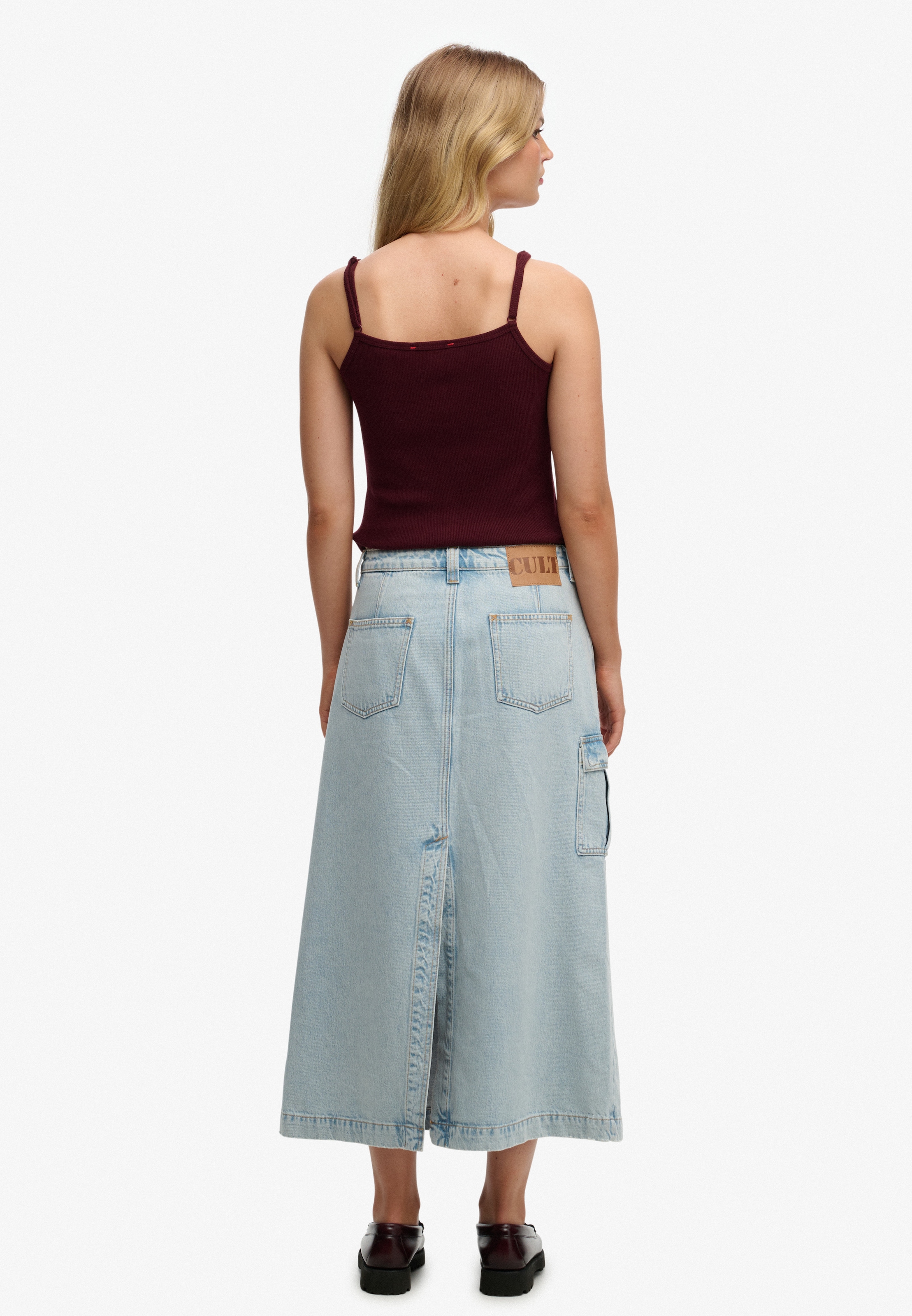 Superdry Jeansrock »DENIM CARGO MAXI SKIRT«