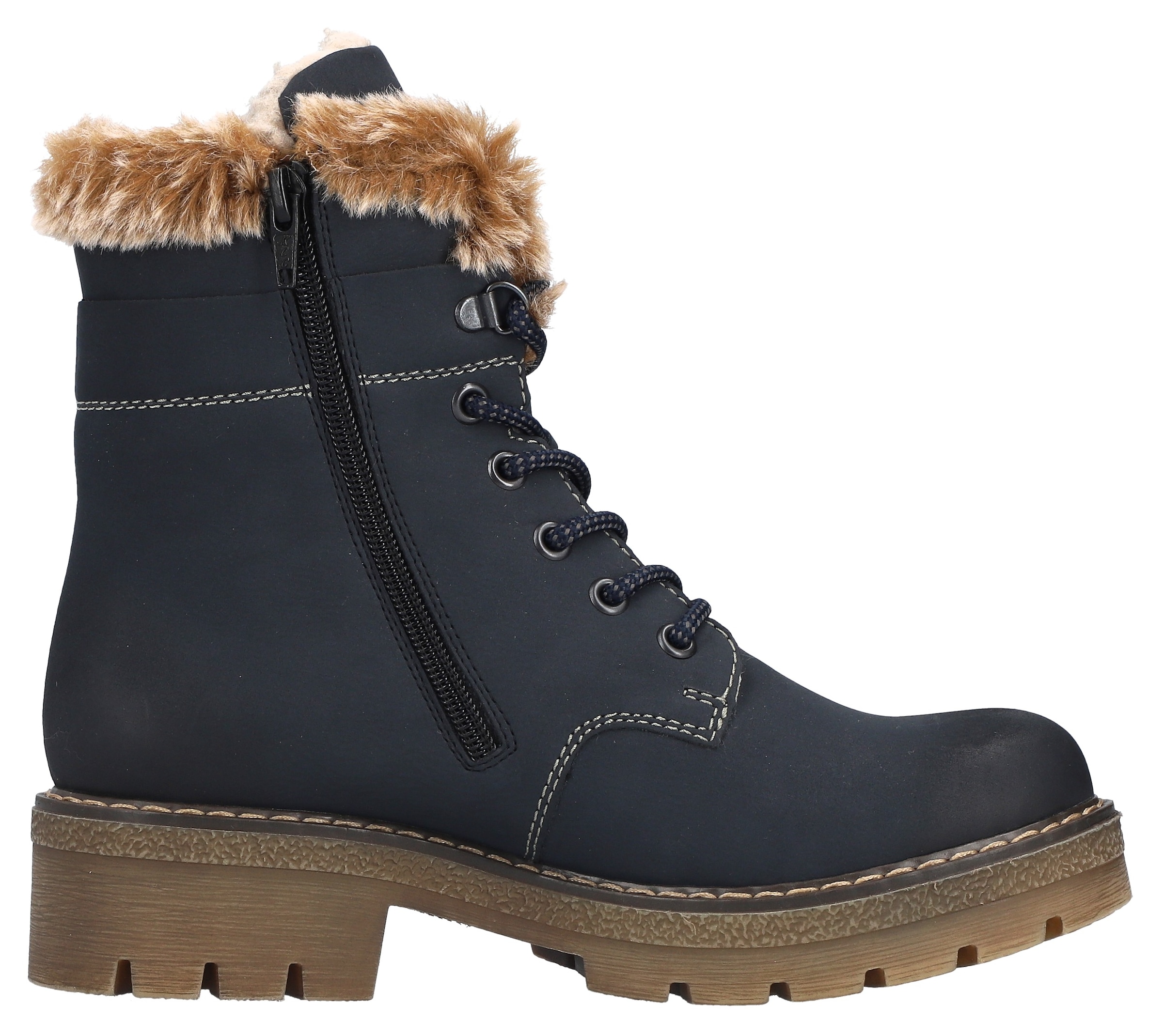 Rieker Bottes d'hiver  bottines à lacets, bottes d'hiver avec membrane imperméable riekerTEX