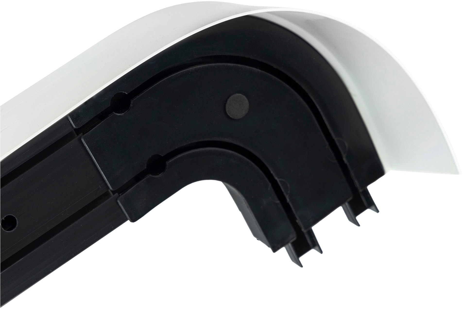 SN DECO GROUP Vorhangschiene »SH2« 2 läufig-läufig Fixmass Set 2-läufig, inkl. Rundbögen, Blende 7,5 cm, vorgebohrt, Innenlauf