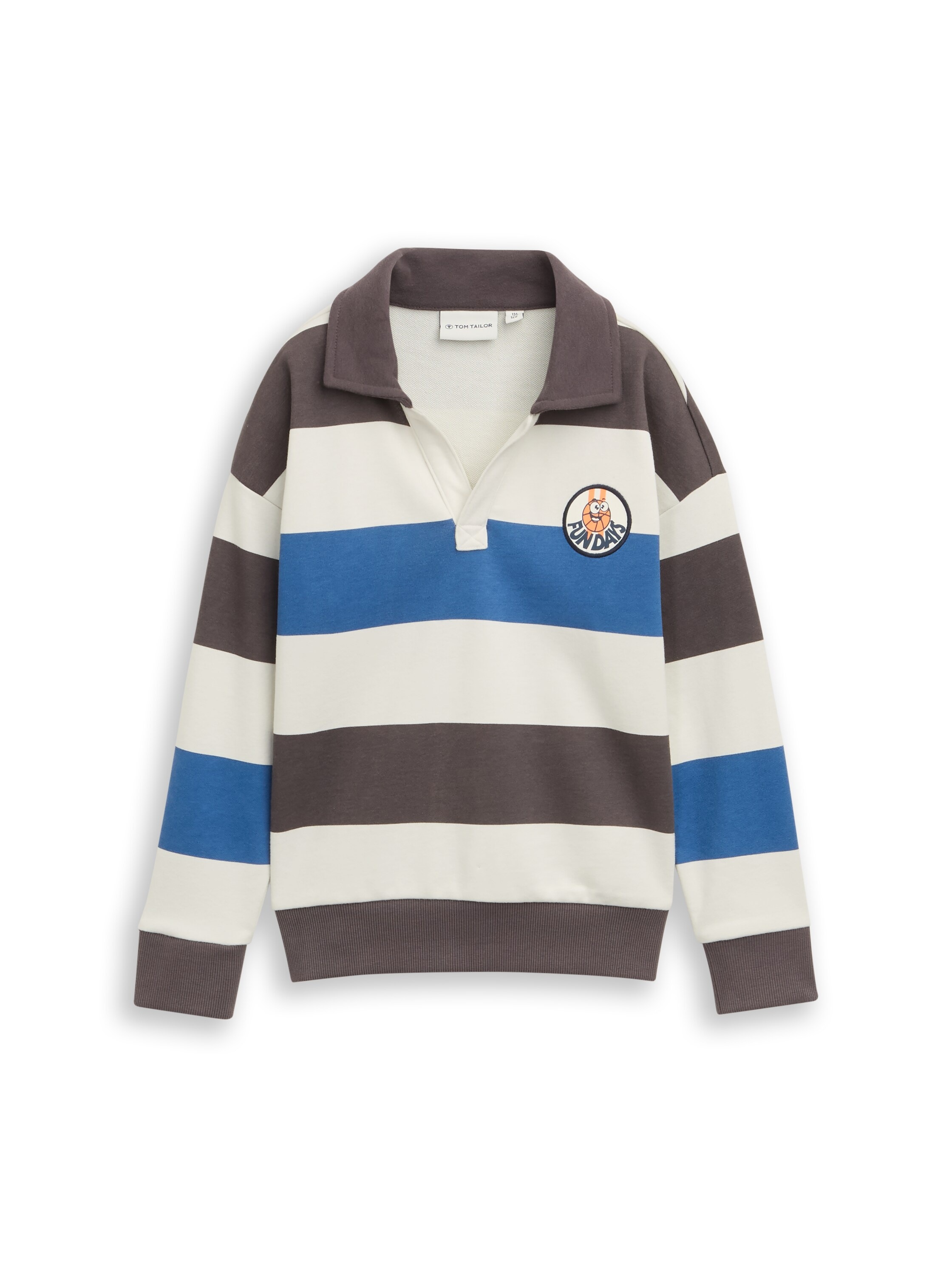 Image of TOM TAILOR Sweatshirt, mit Streifen Muster