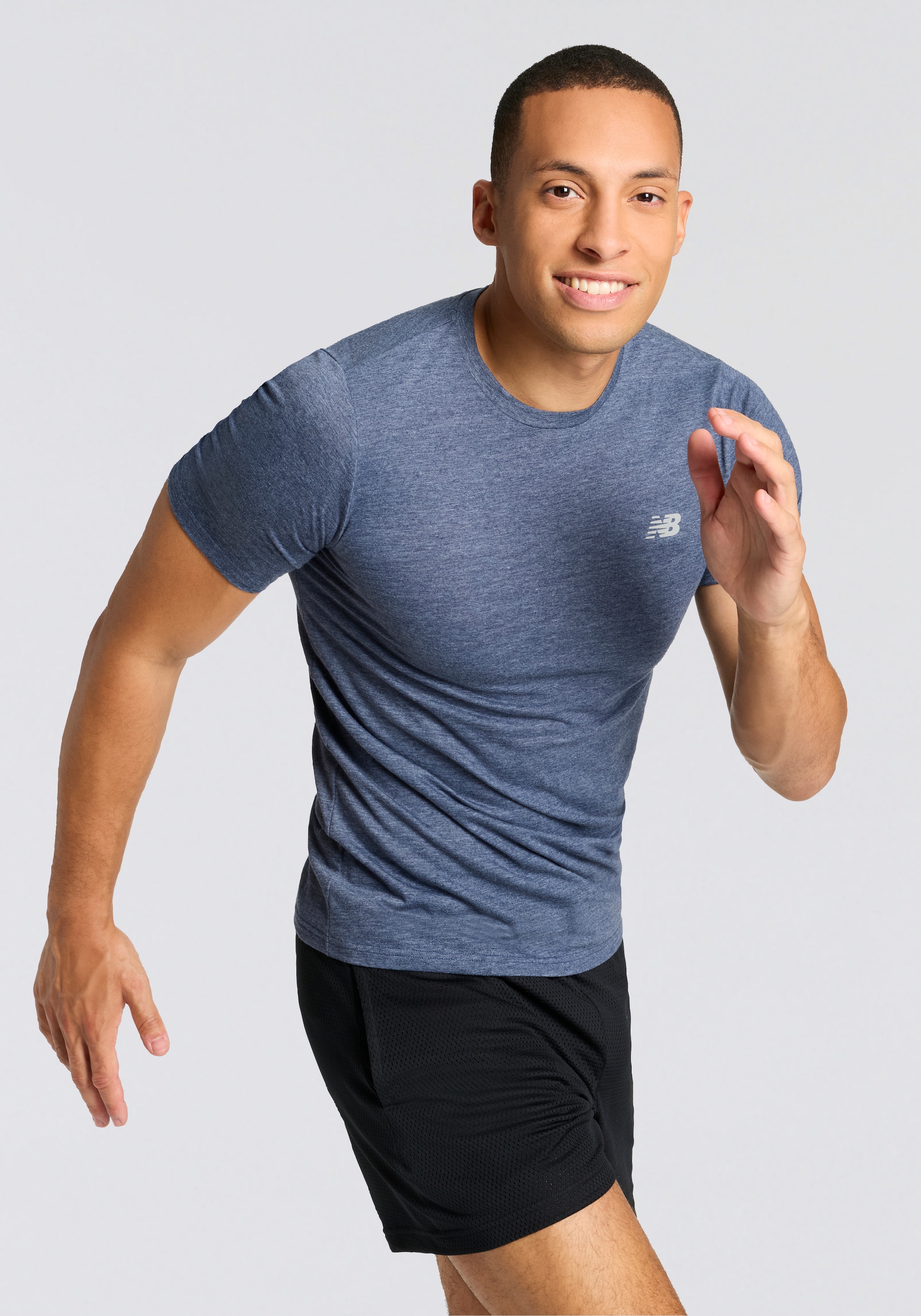 Image of New Balance T-Shirt "Sport Essentials Heathertech T-Shirt"