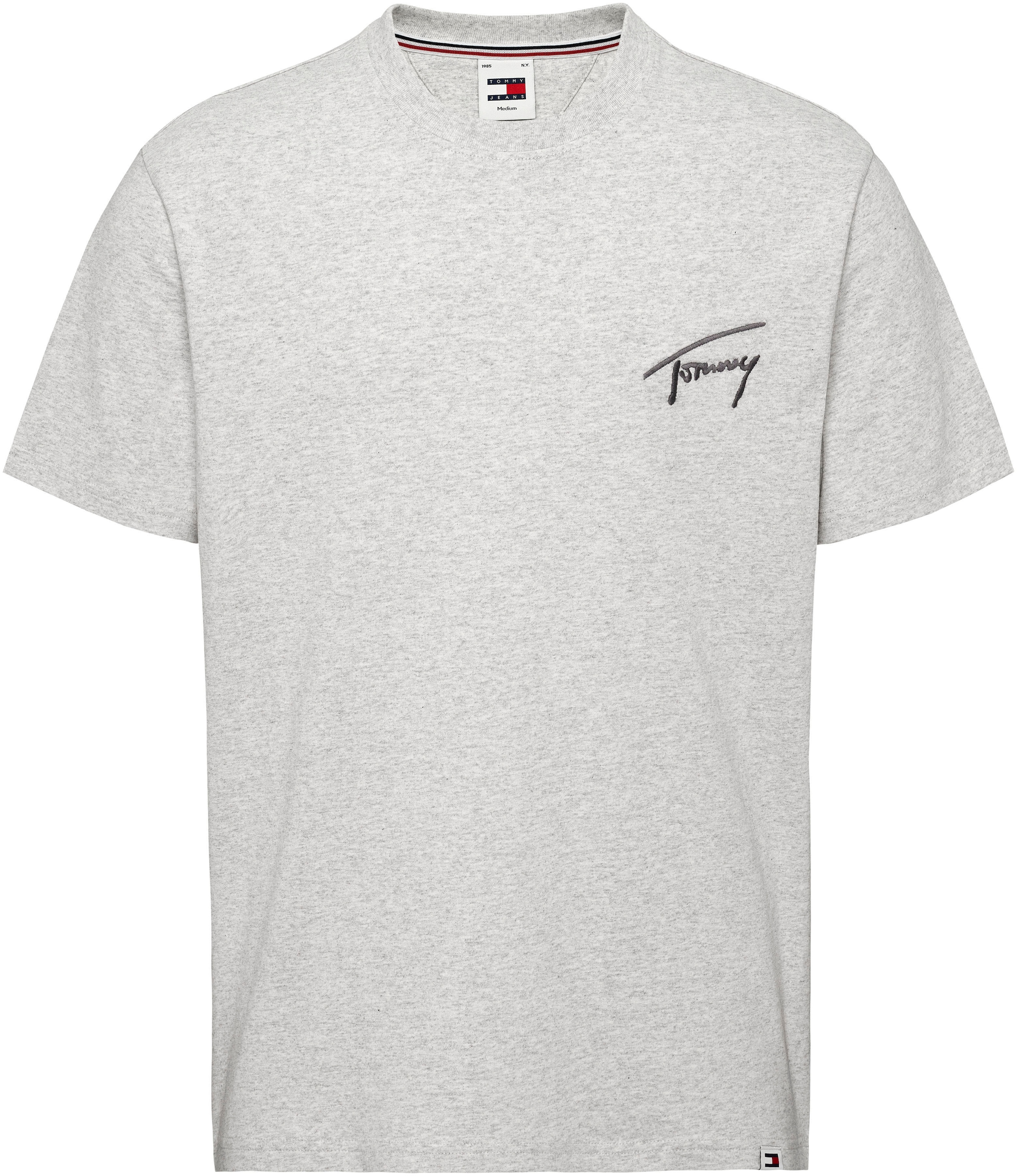 Tommy Jeans T-Shirt »TJM REG SIGNATURE TEE EXT«, mit aufgesticktem Signatur-Logo