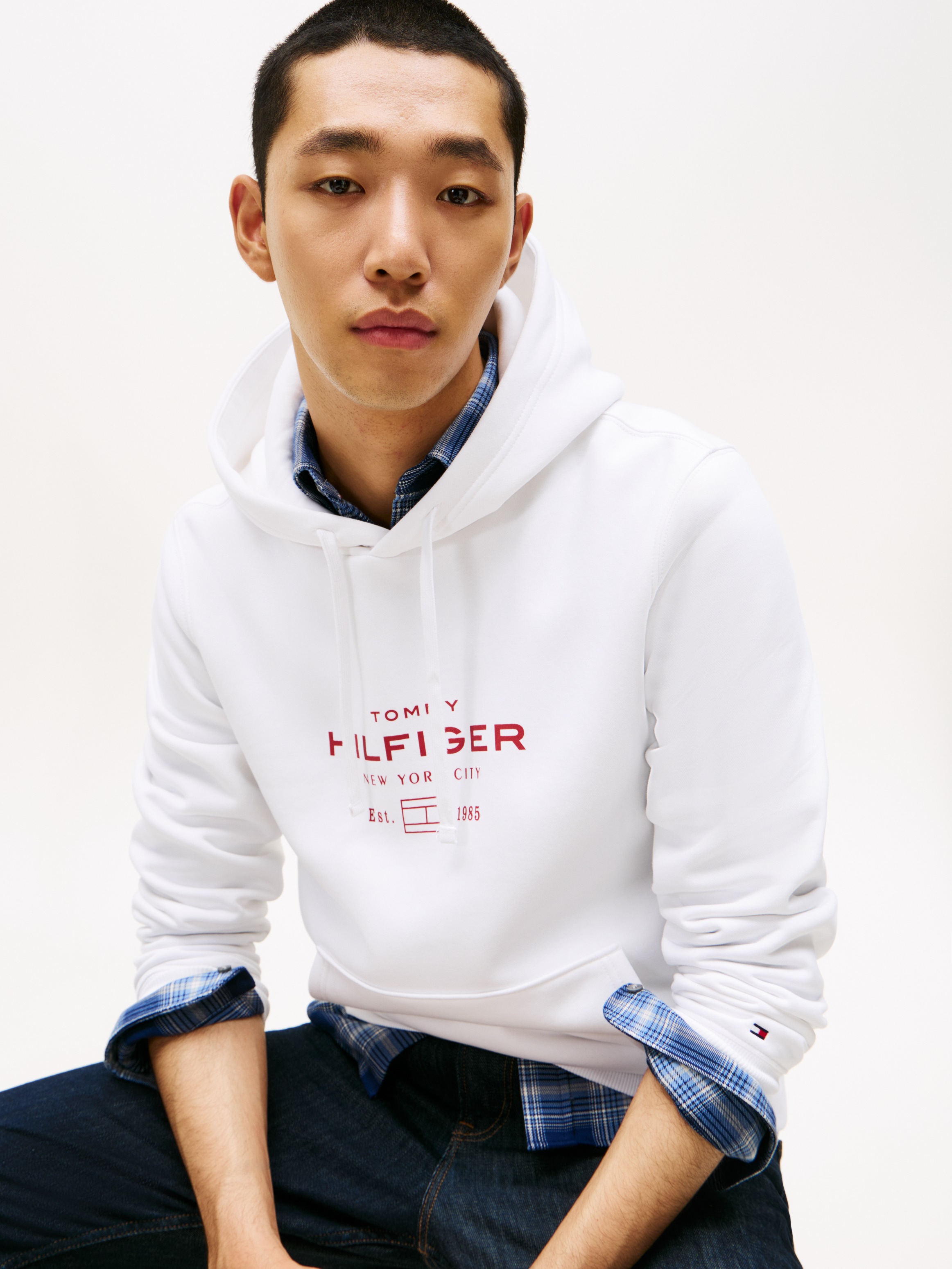 Tommy Hilfiger Sweat à capuche »OVAL GRAPHIC HOODIE« Regular fit