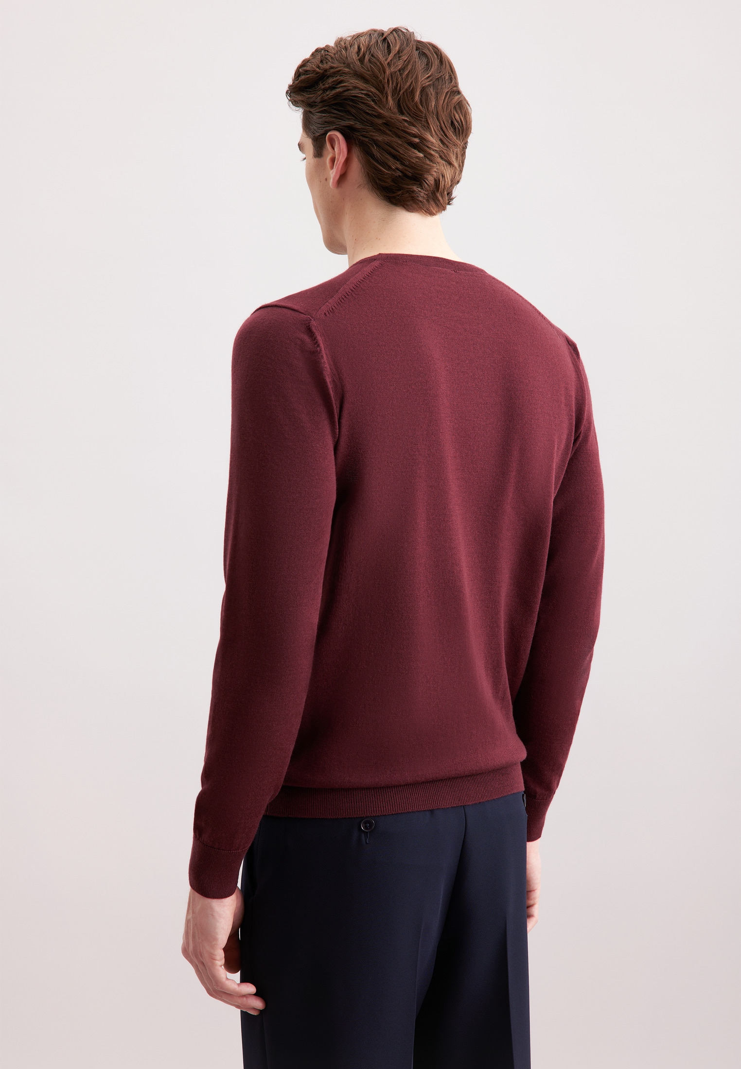 seidensticker Pull-over »Schwarze Rose« col rond uni 1/1