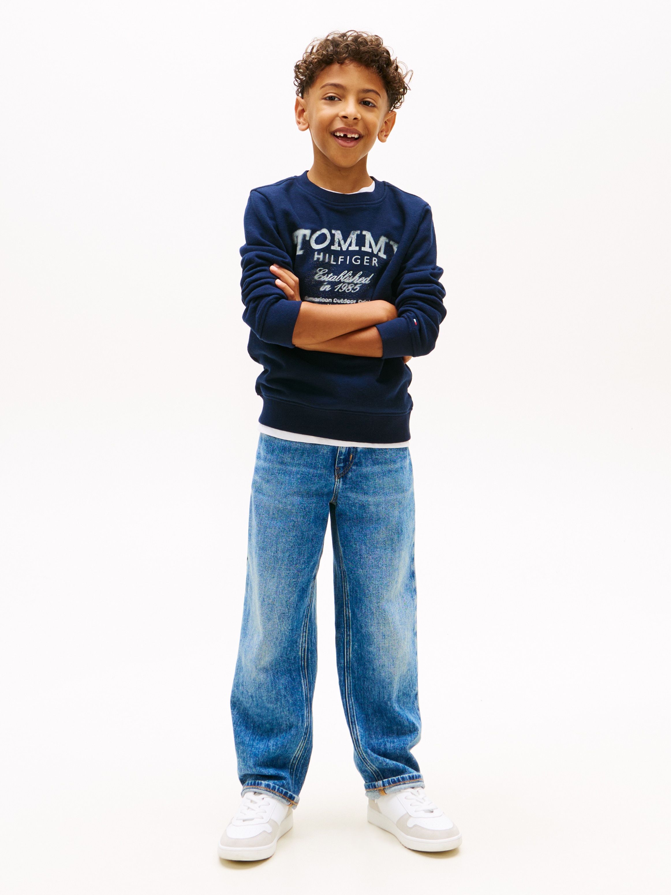 Tommy Hilfiger Sweatshirt , Regular fit, für Kinder bis 16 Jahre
