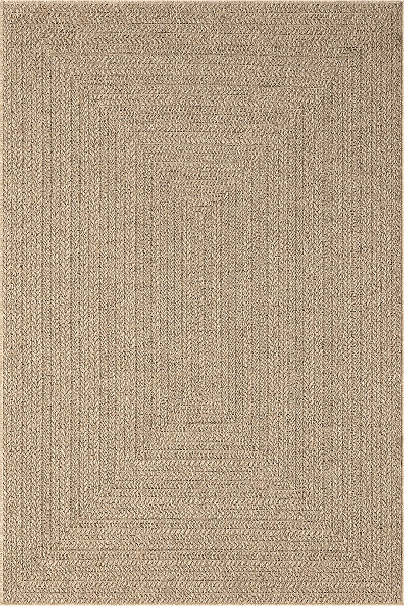 the carpet Outdoorteppich "Kansas" rechteckig 10 mm Höhe moderner robuster In und Outdoor Teppich Jute Look
