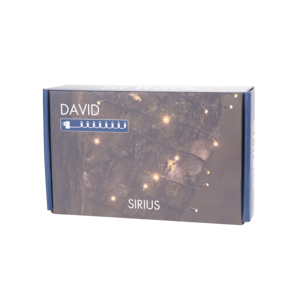 Sirius LED-Lichterkette »LED Lichterkette David, 160 LED«, 160 St.-flammig