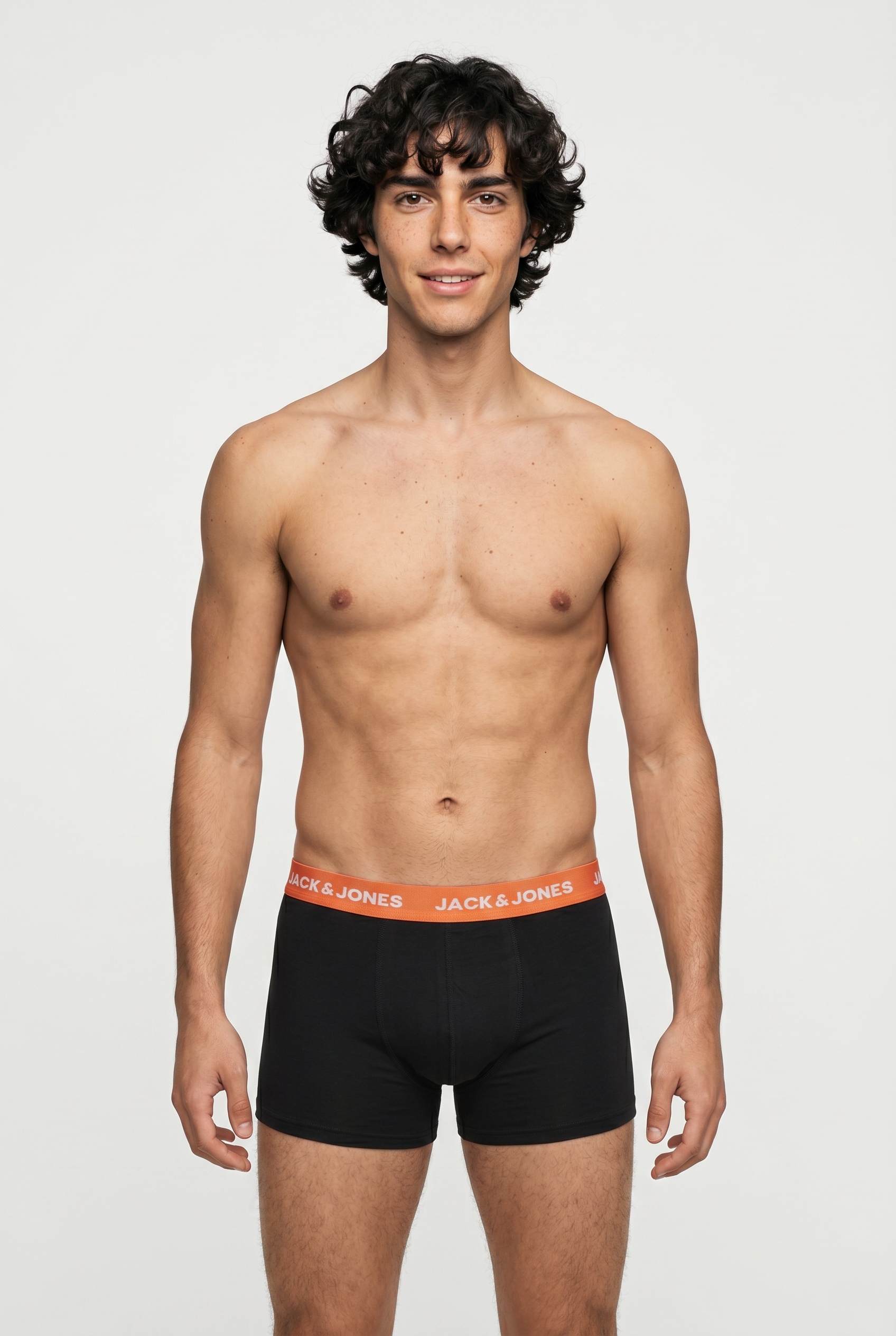 Jack & Jones Boxer »JACHUEY im Fünferpack mit toniger Naht und elastischem Bund« Packung, 5er-Pack, 5 Stk. unifarben, modisch, eng anliegend, Baumwollmischung