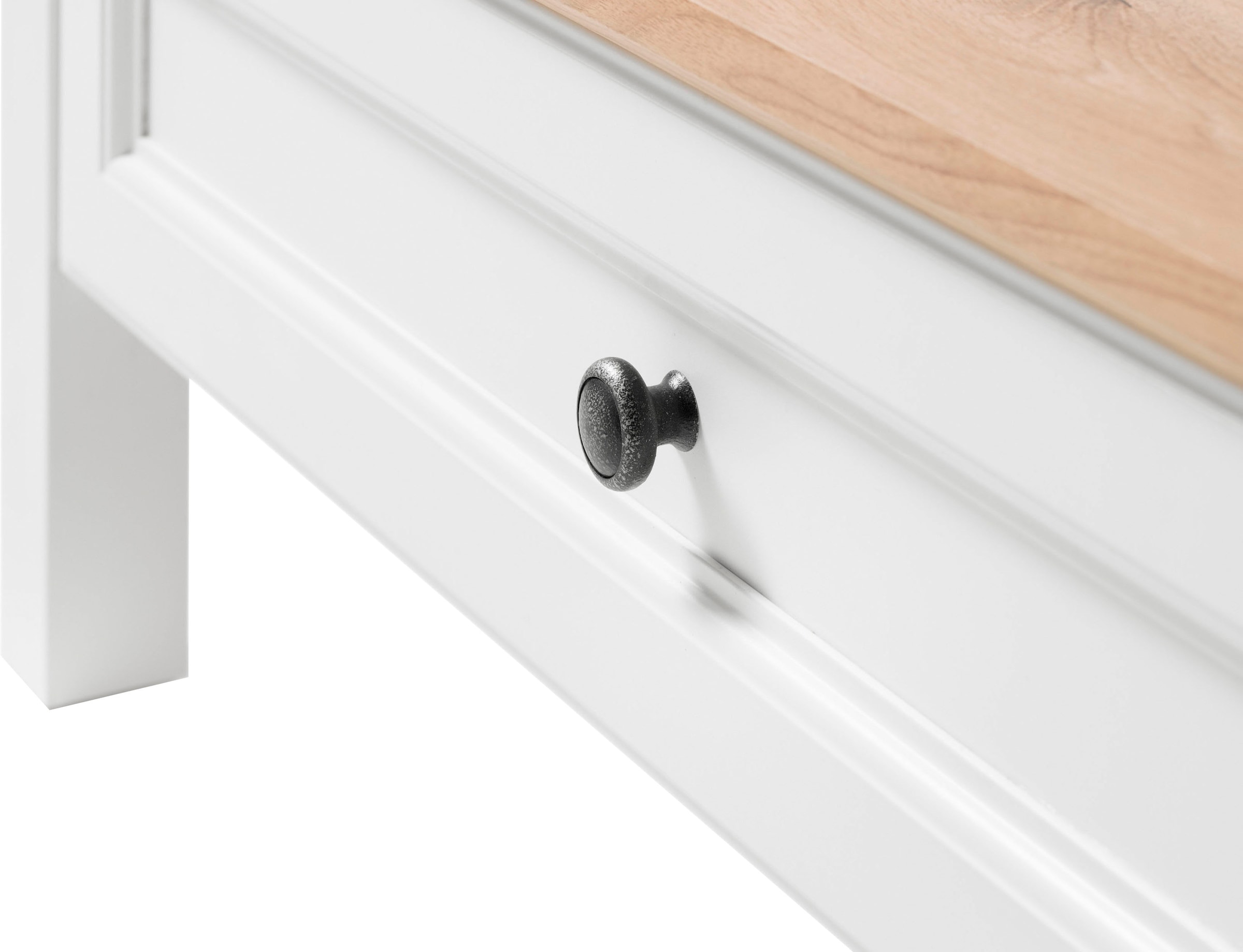 HBZ Couchtisch »Toskana, TOPSELLER!«, (Couchtisch, Wohnzimmertisch), Landhausstil weiss, Tisch mit 1 Schubkasten