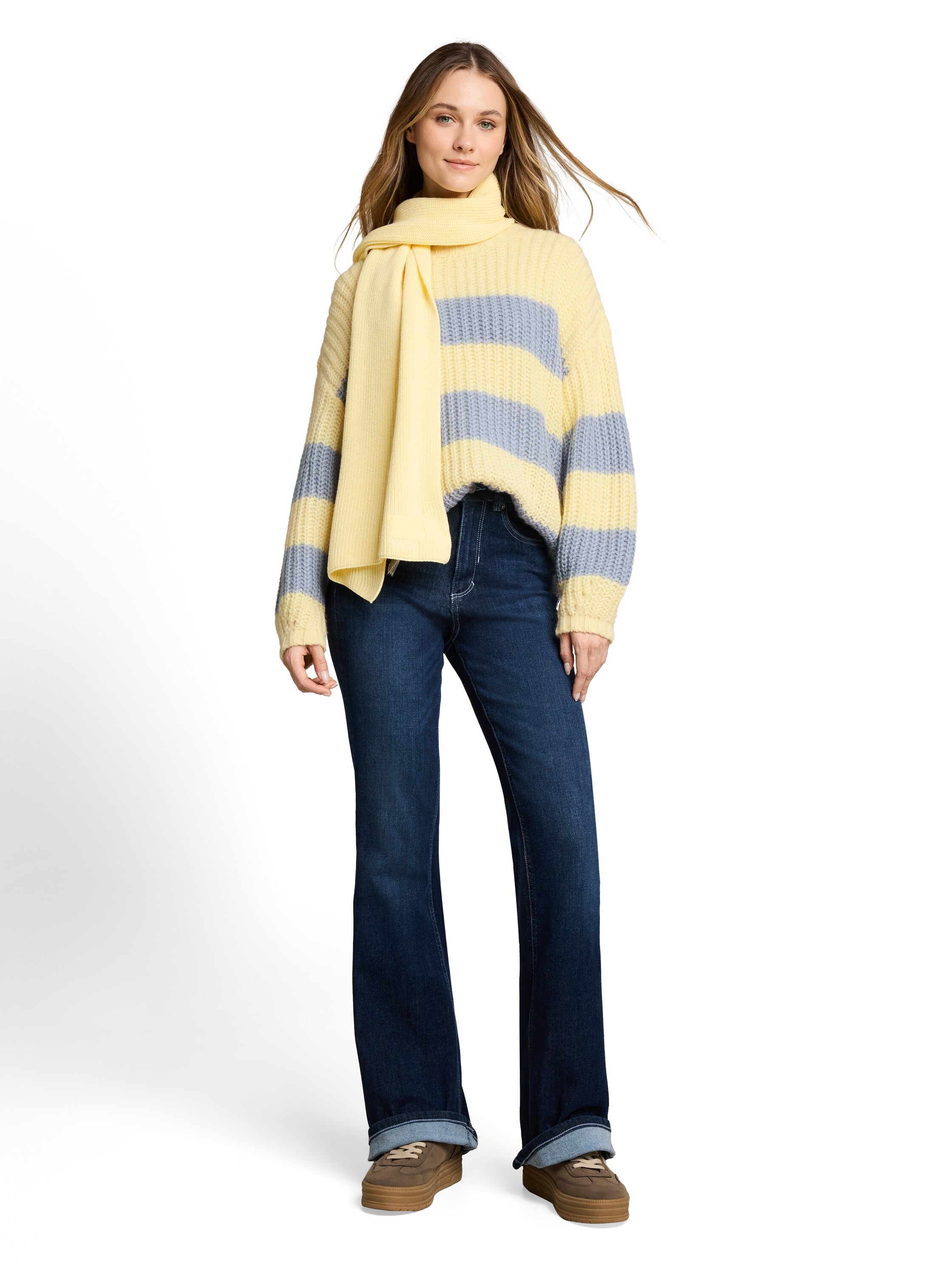 TOM TAILOR Denim V-Ausschnitt-Pullover
