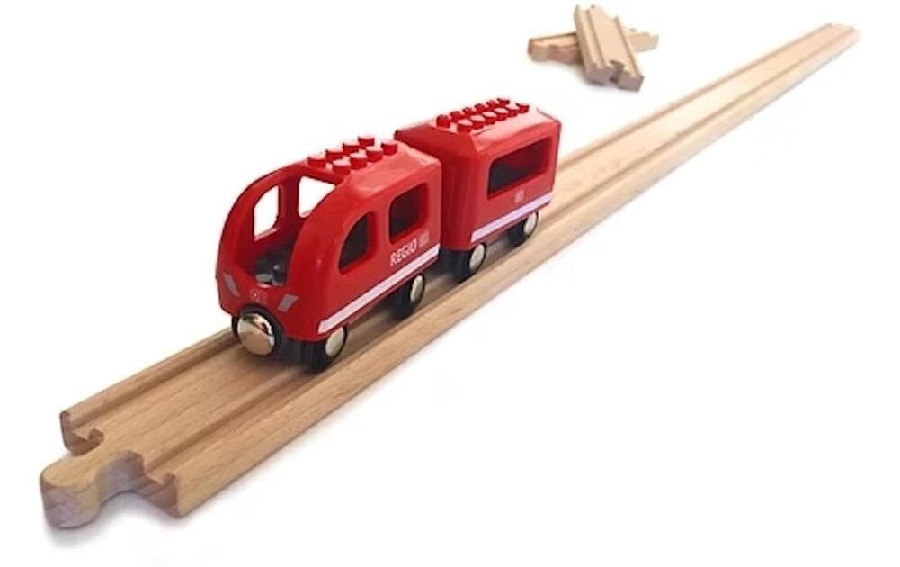   Spielzeugeisenbahn-Schiene »Neue Freunde XXL Holzschiene«