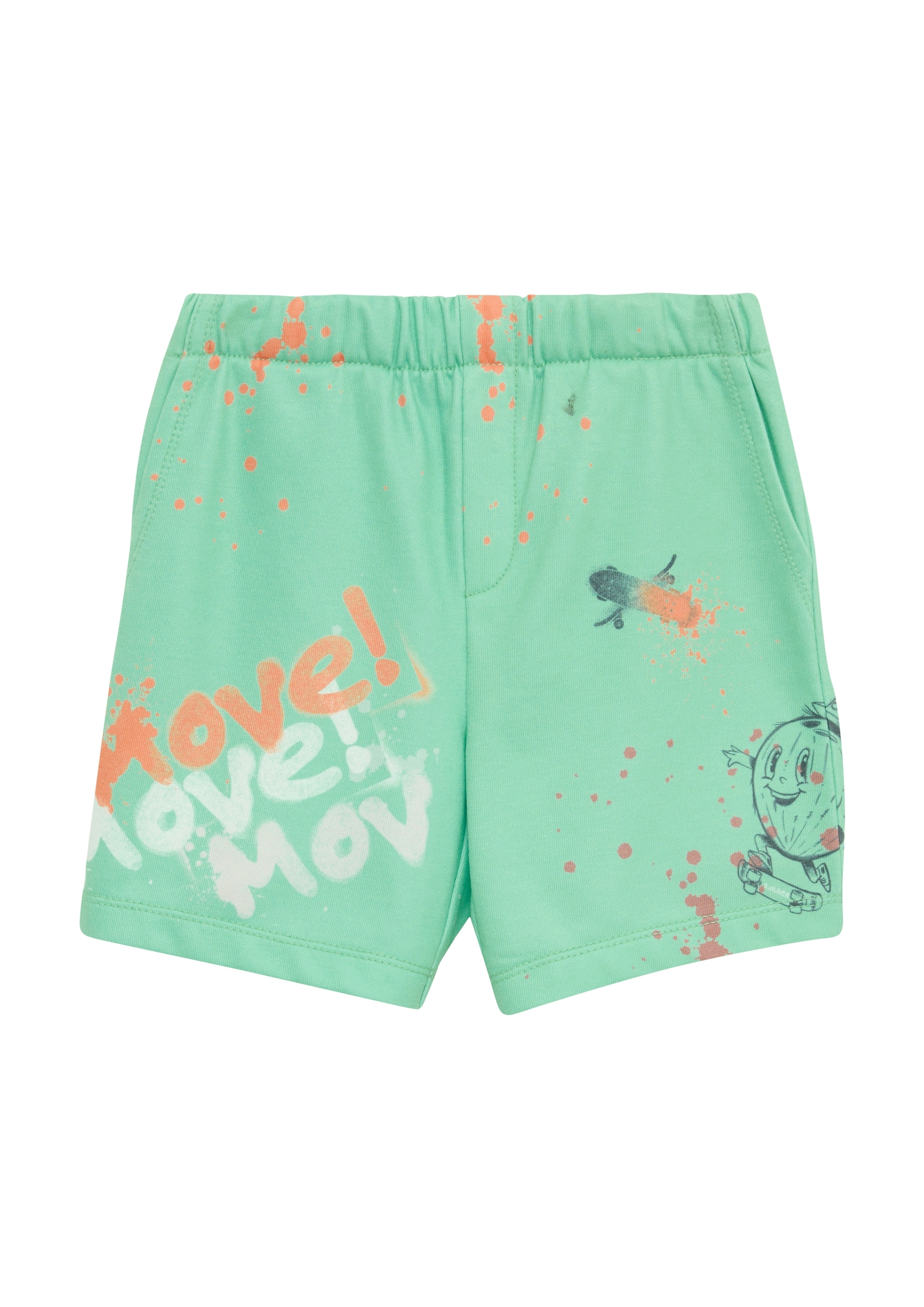 s.Oliver Junior Bermuda  mit mehreren Prints