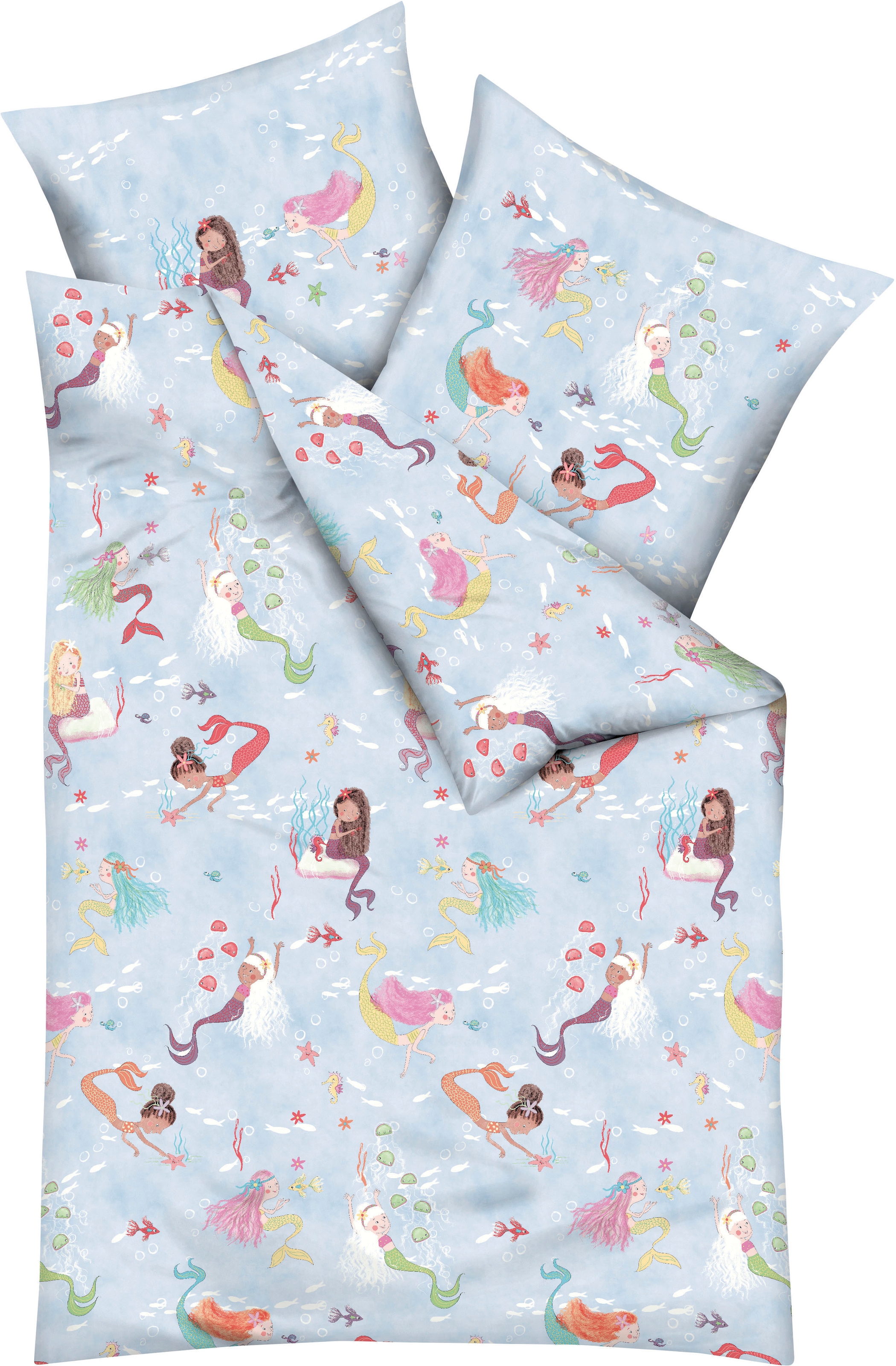 Image of Kaeppel Kinderbettwäsche "Mermaids" 2 Stk. angenehm wärmend
