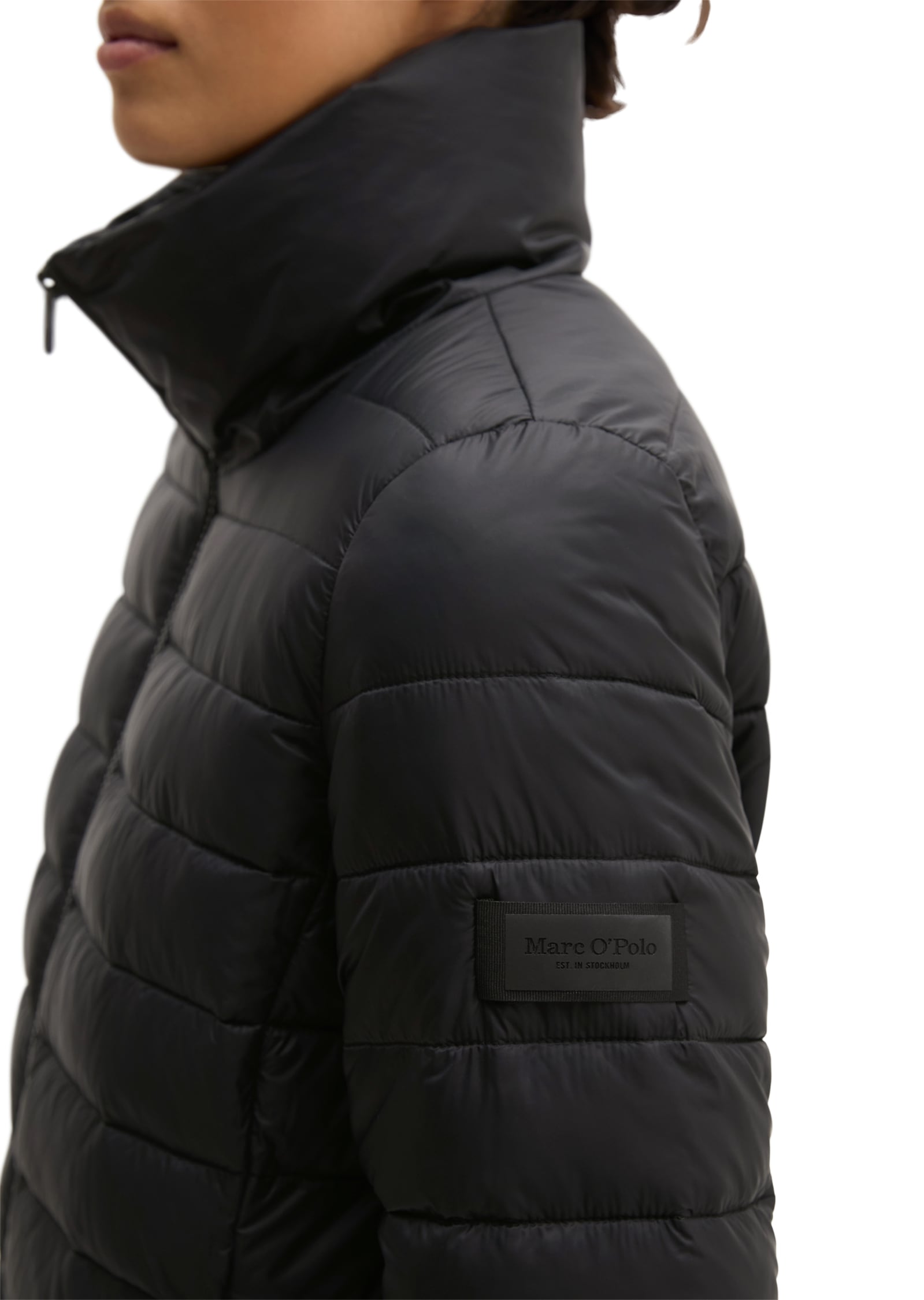 Marc O'Polo Steppjacke fitted mit recycelten Materialien, leicht